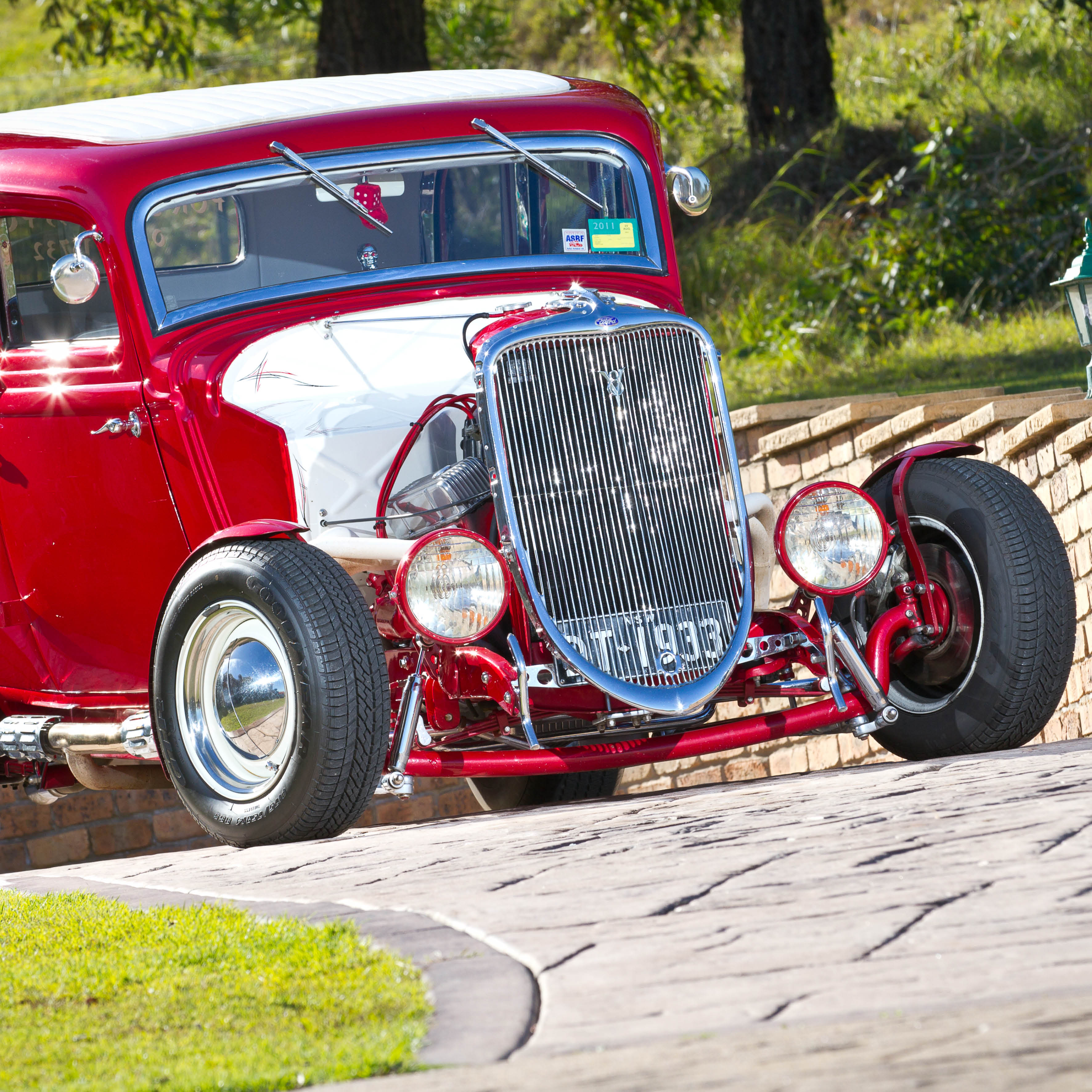 2026 Hot Rods - Square Wall Calendar