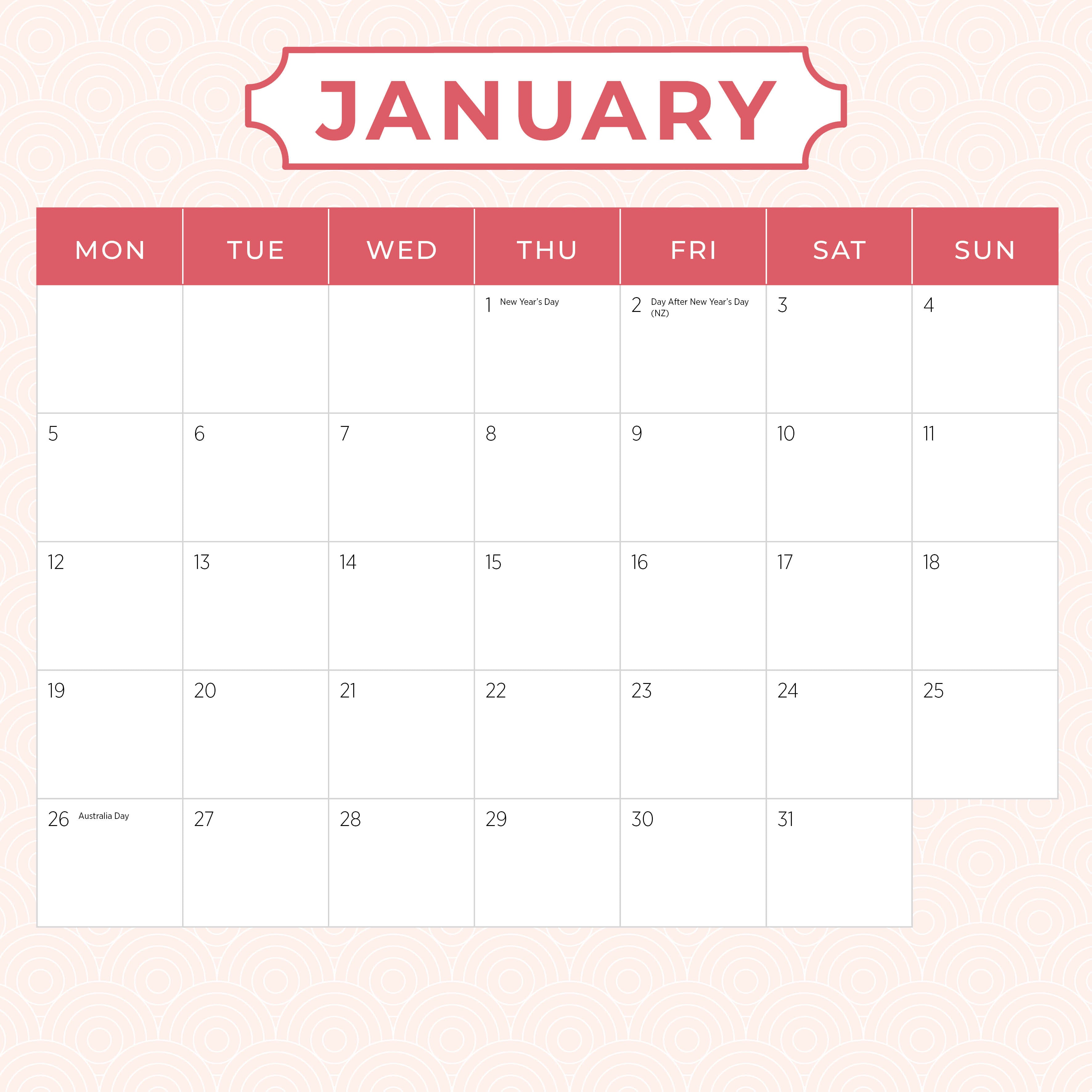 2026 Japan - Square Wall Calendar