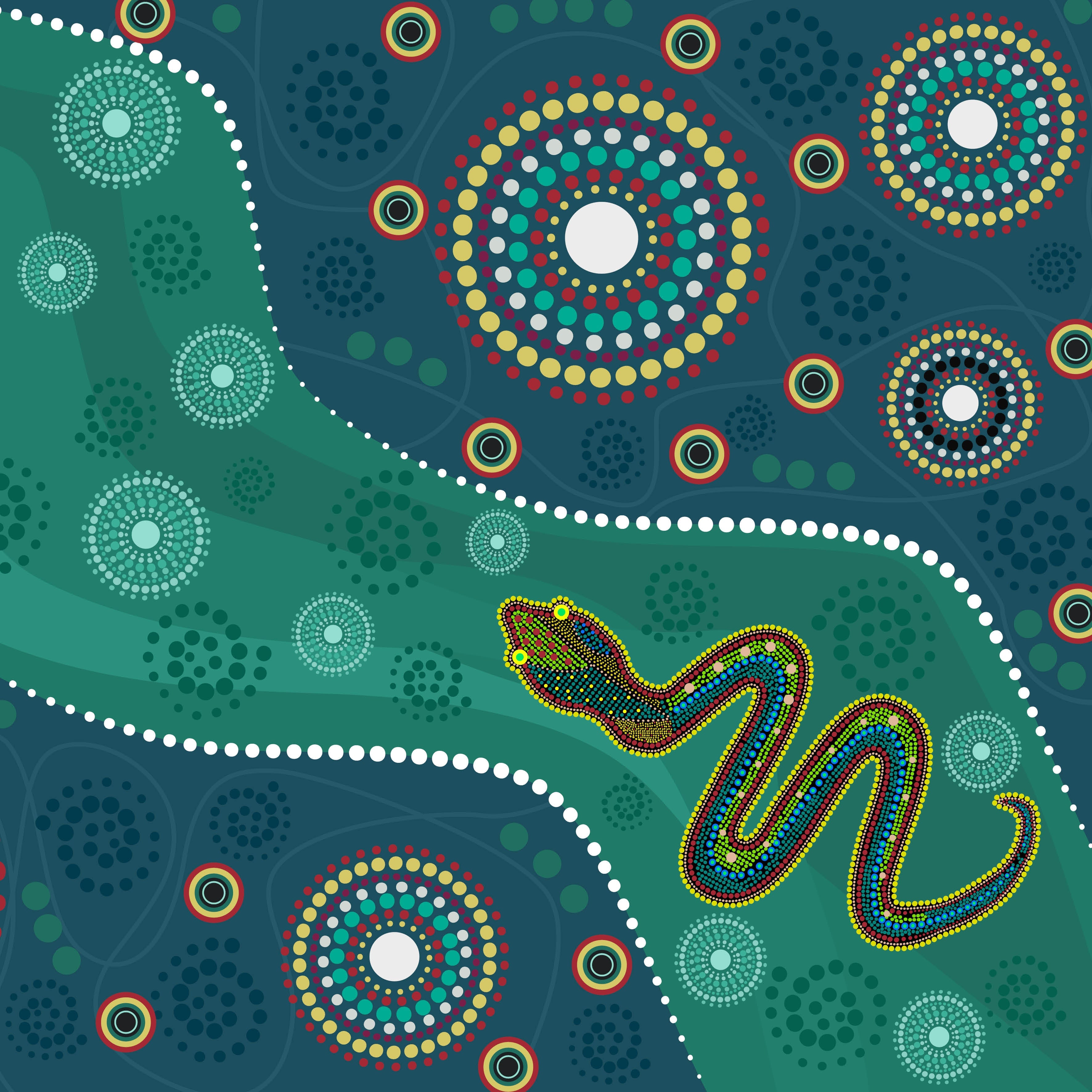 2026 Our Australia Dreamtime - Square Wall Calendar