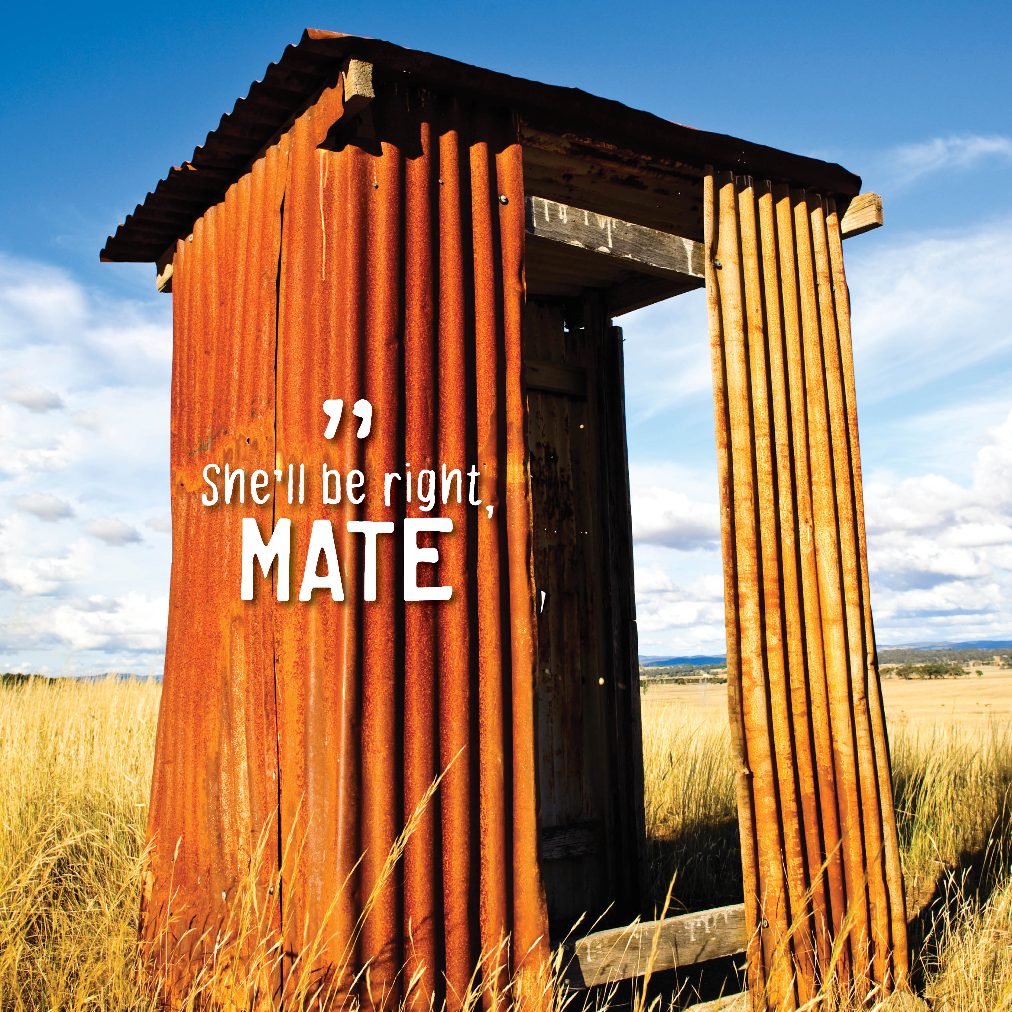 2026 Our Australia The Great Australian Dunny - Square Wall Calendar