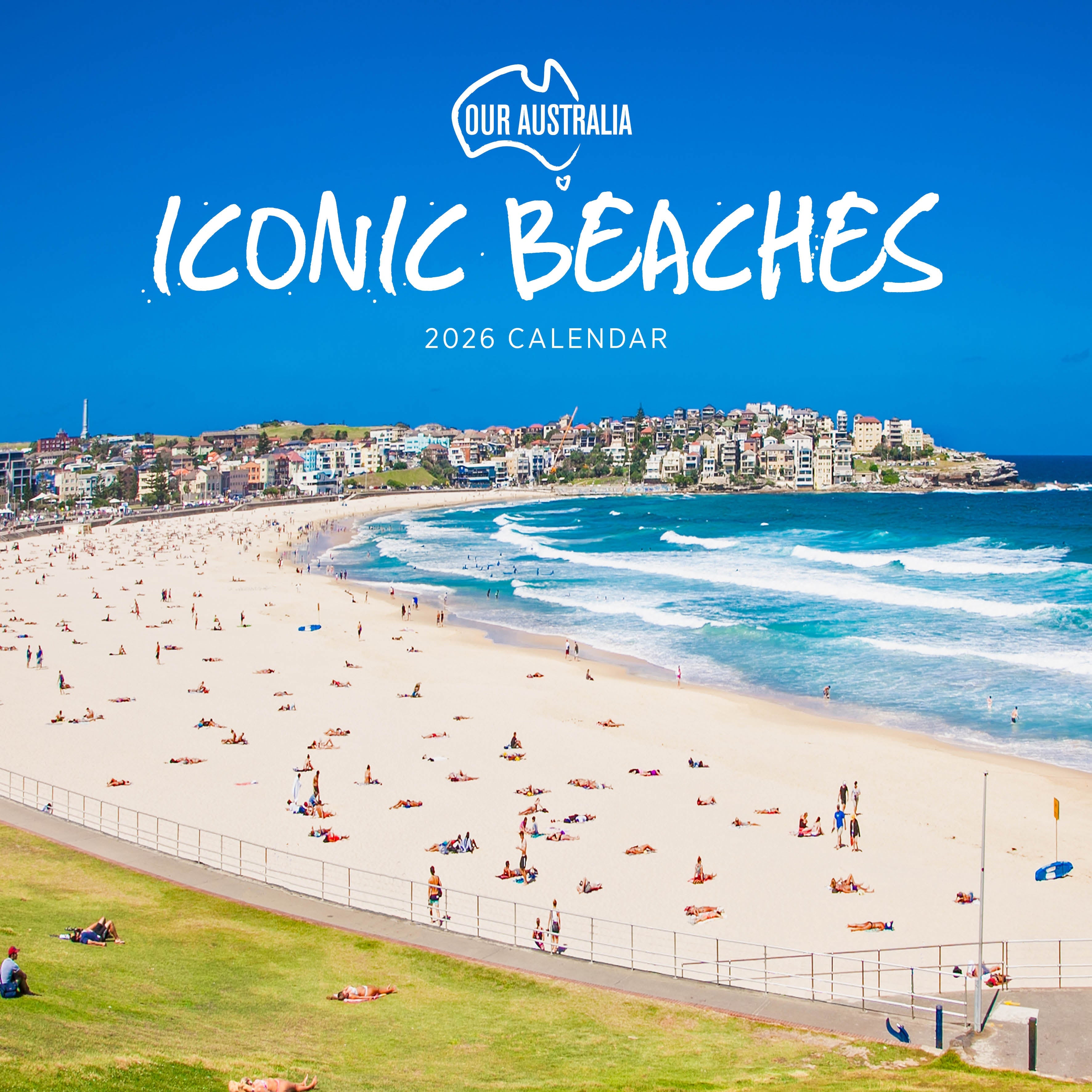 2026 Our Australia Iconic Beaches - Square Wall Calendar