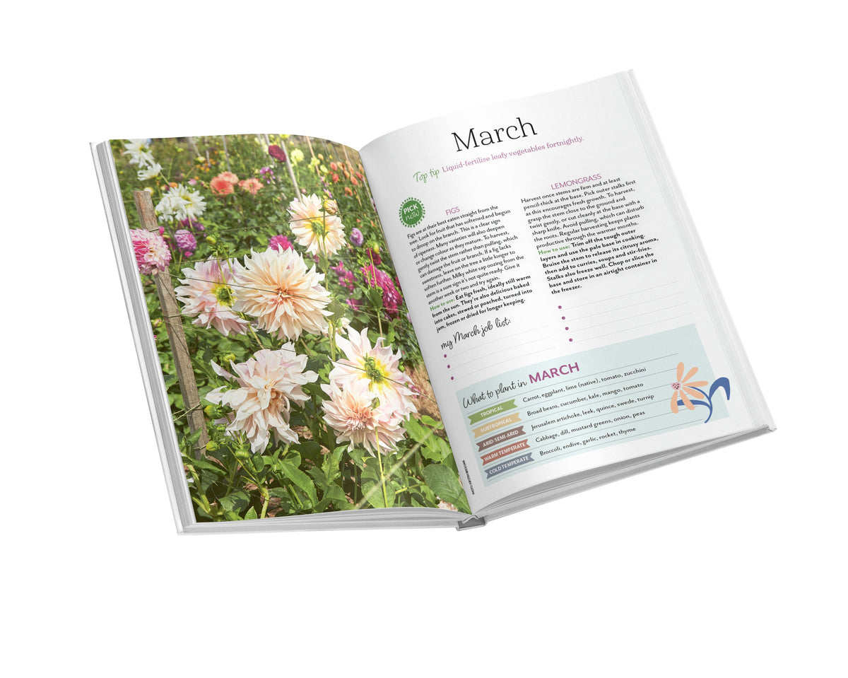 2027 ABC Organic Gardener - Weekly Diary/Planner — March gardening tips