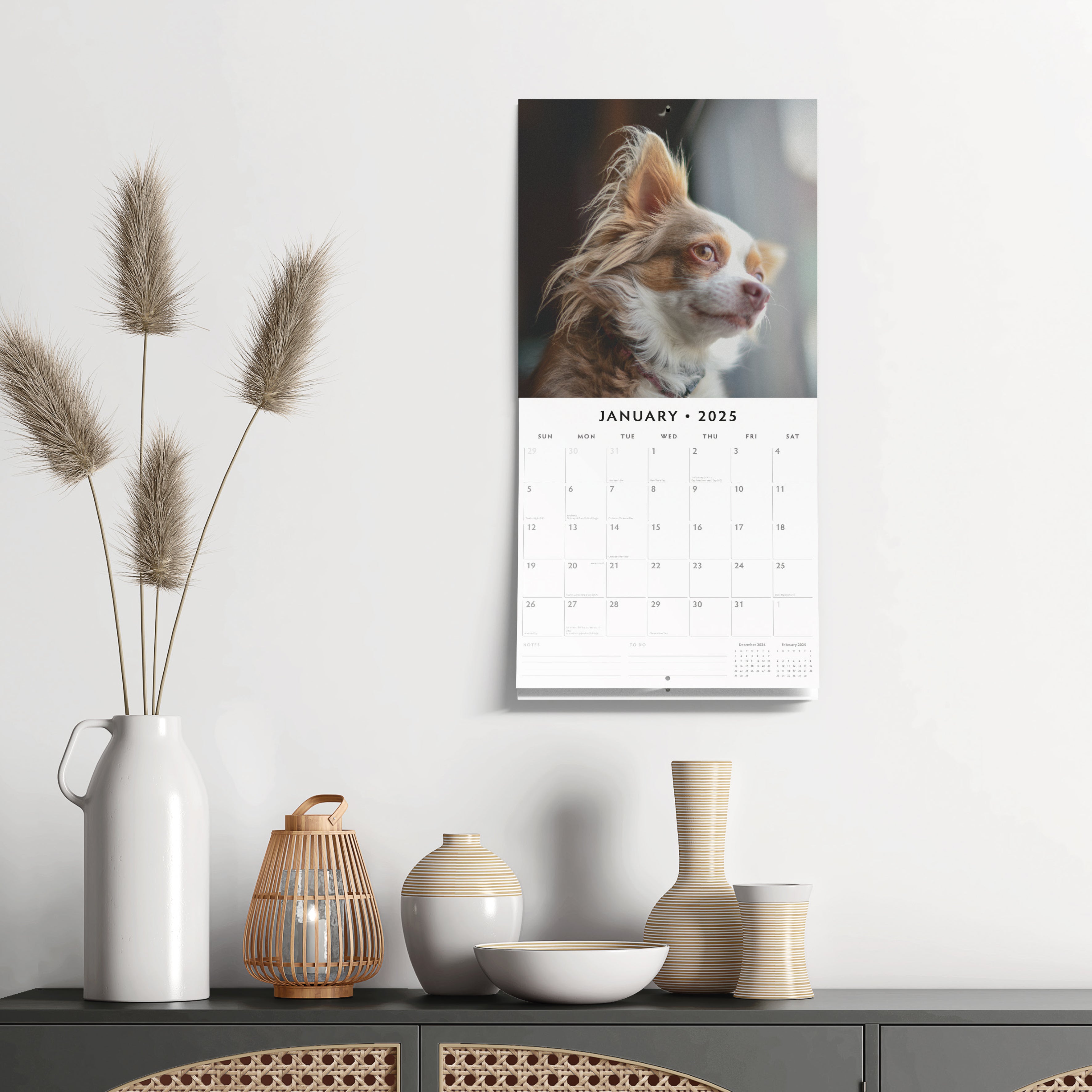 2025 Chihuahuas - Square Wall Calendar