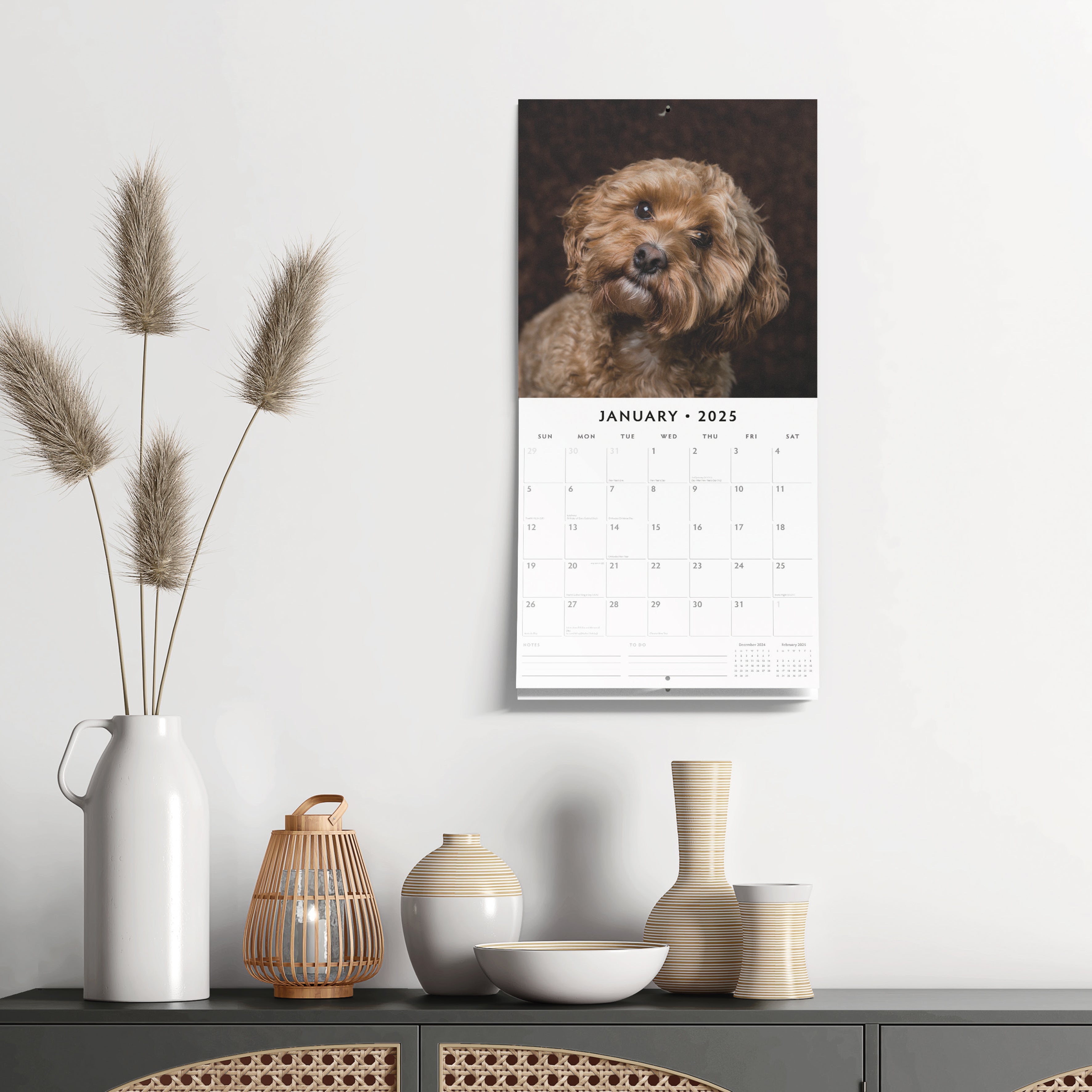 2025 Cockapoos - Square Wall Calendar