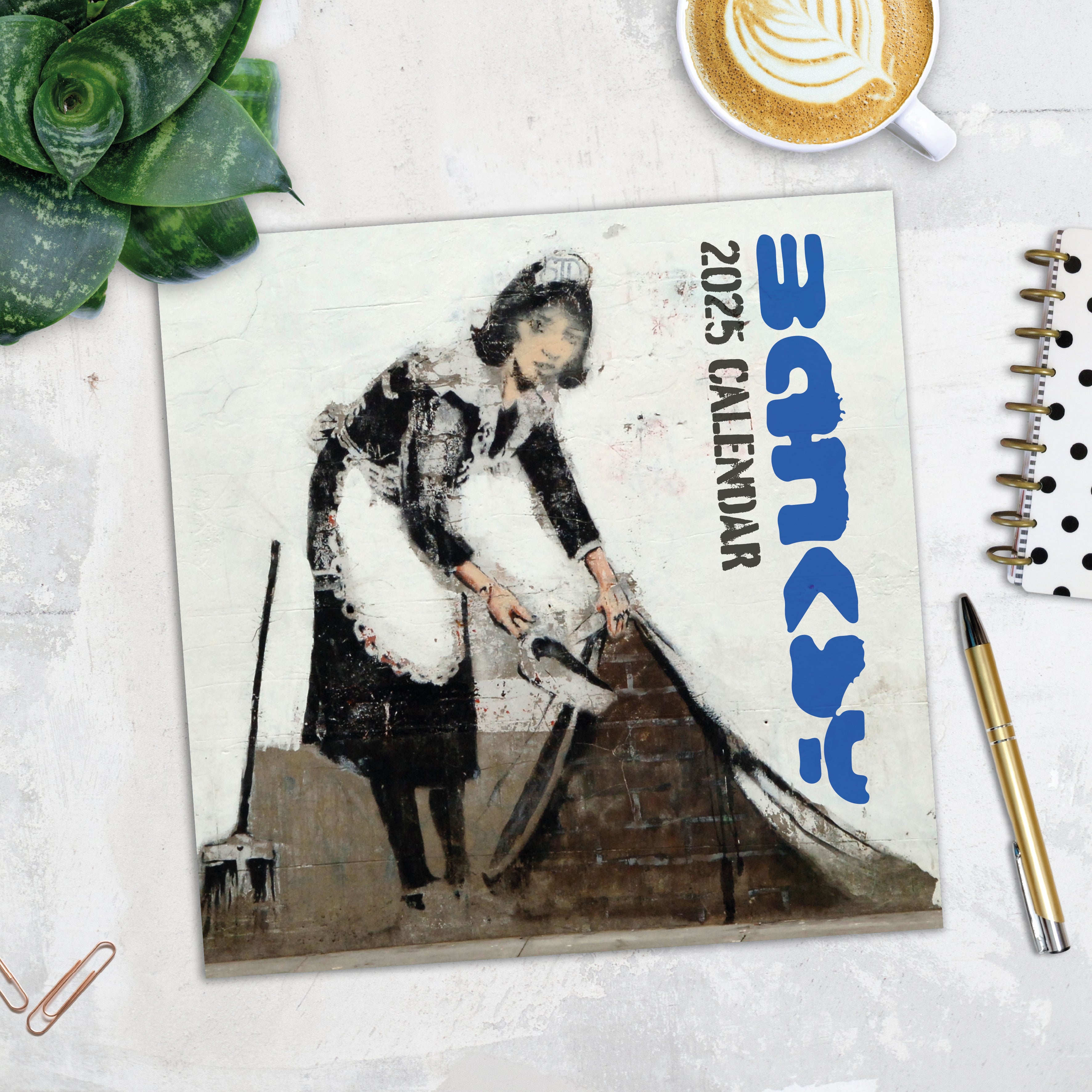 2025 Banksy - Square Wall Calendar