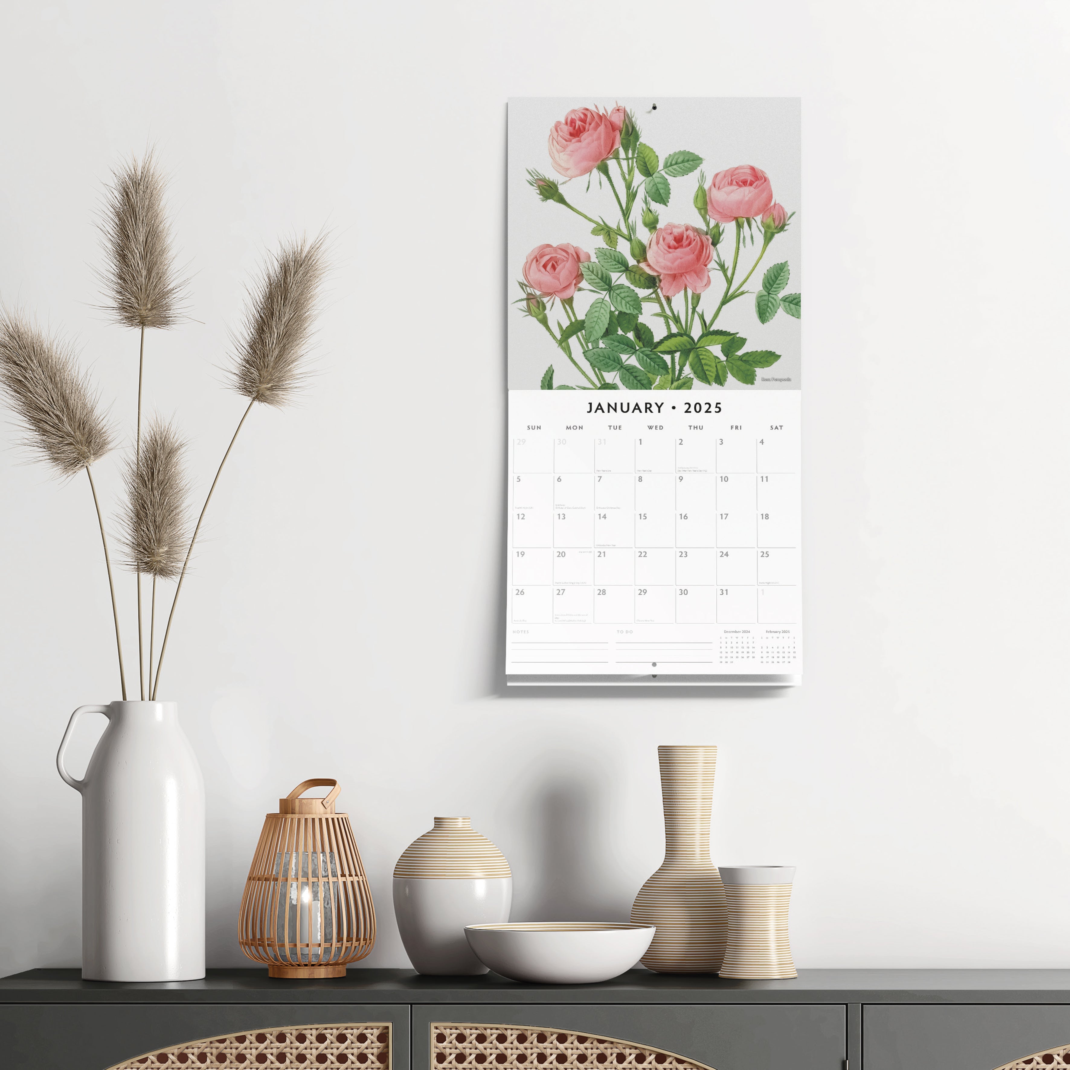 2025 Redoute - Square Wall Calendar