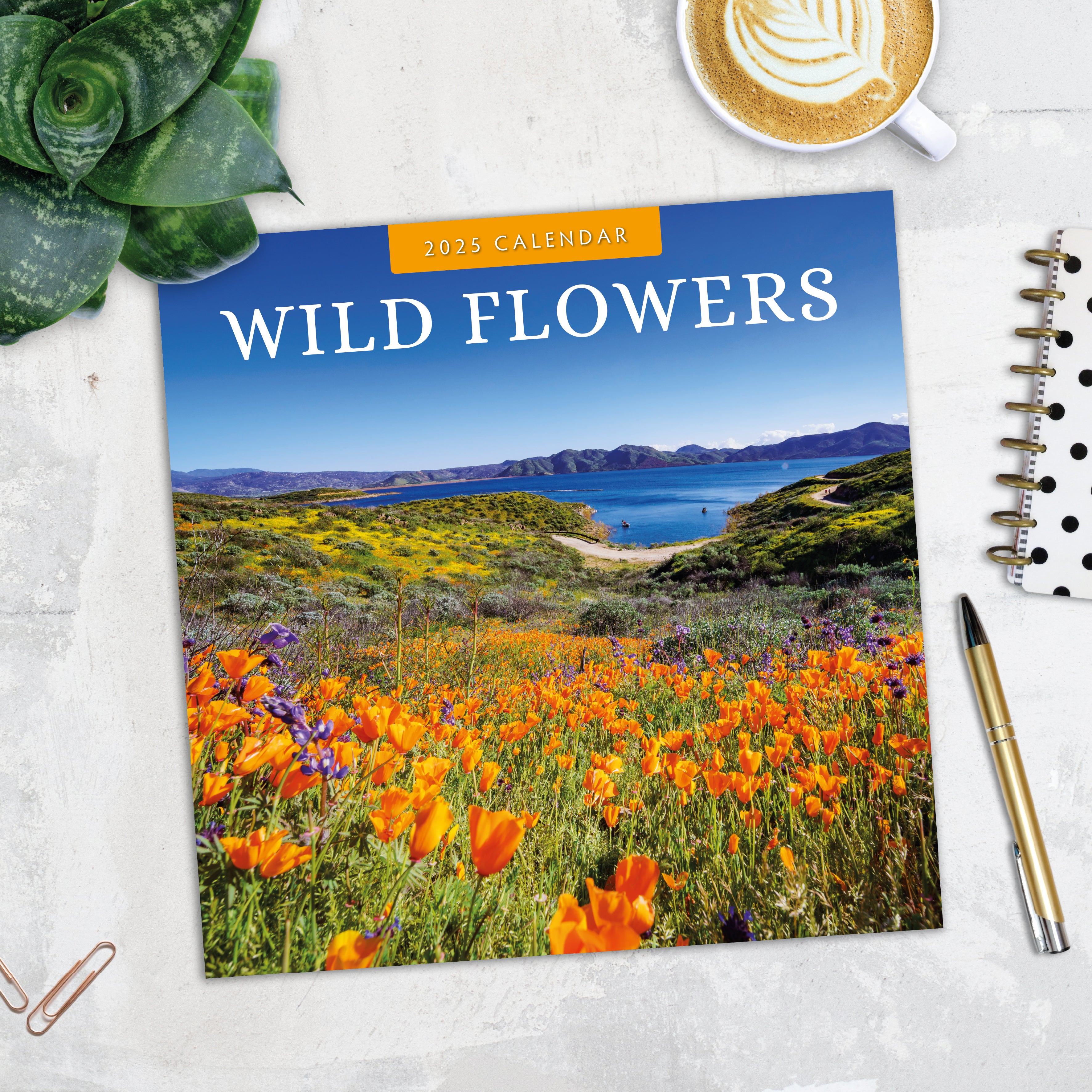 2025 Wild Flowers - Square Wall Calendar