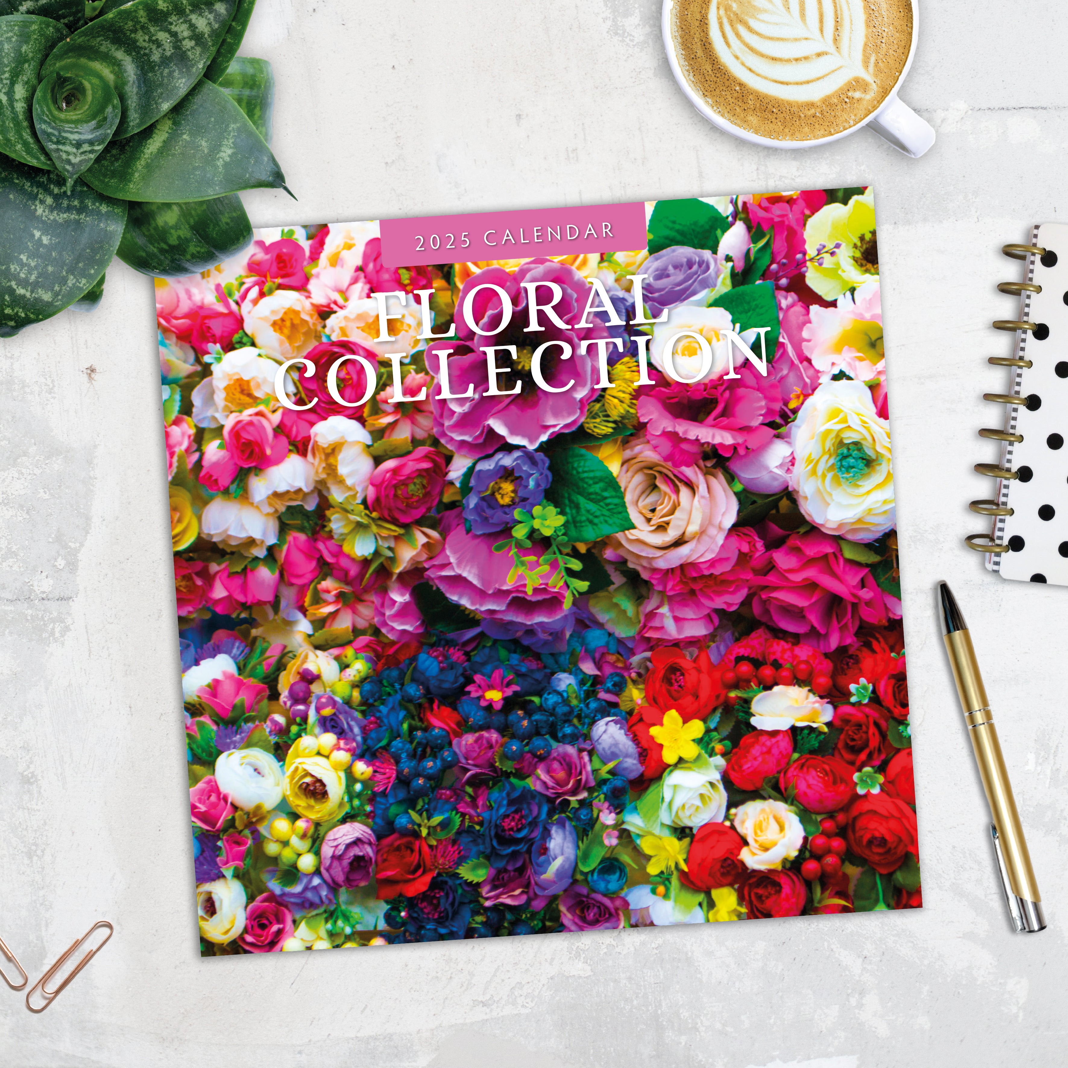 2025 Floral Collection - Square Wall Calendar