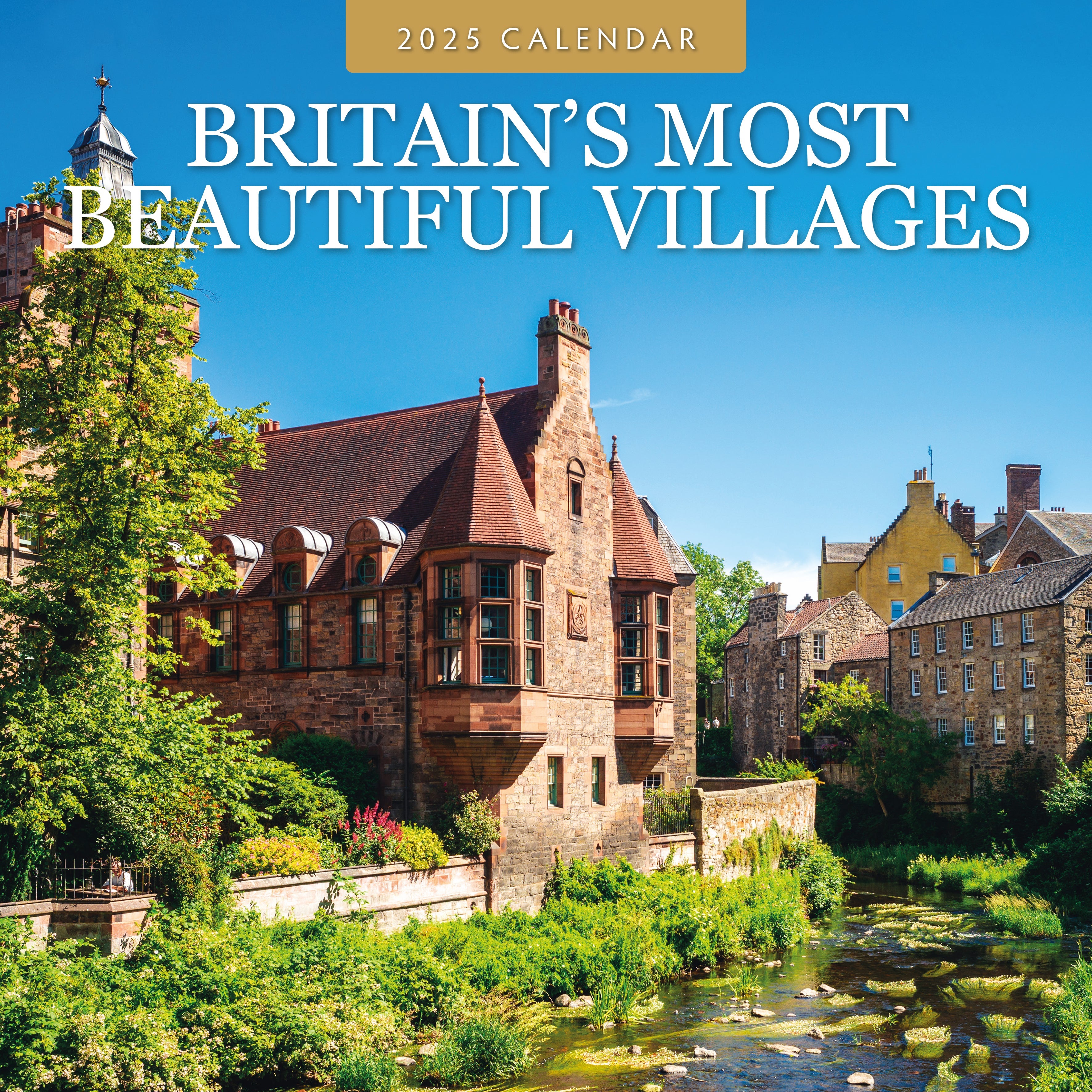 2025 Britain's Most Beautiful Villages - Square Wall Calendar