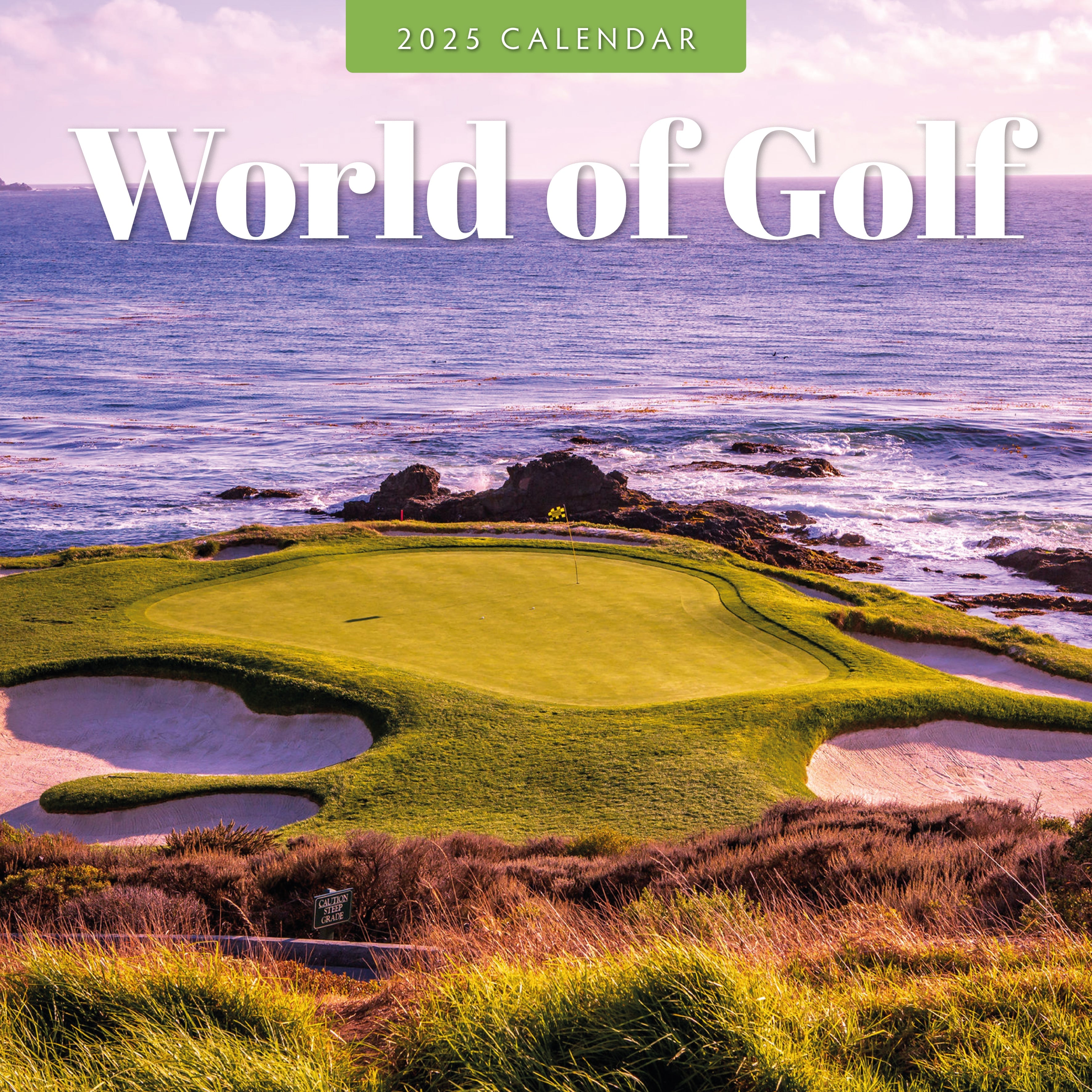 2025 World of Golf - Square Wall Calendar