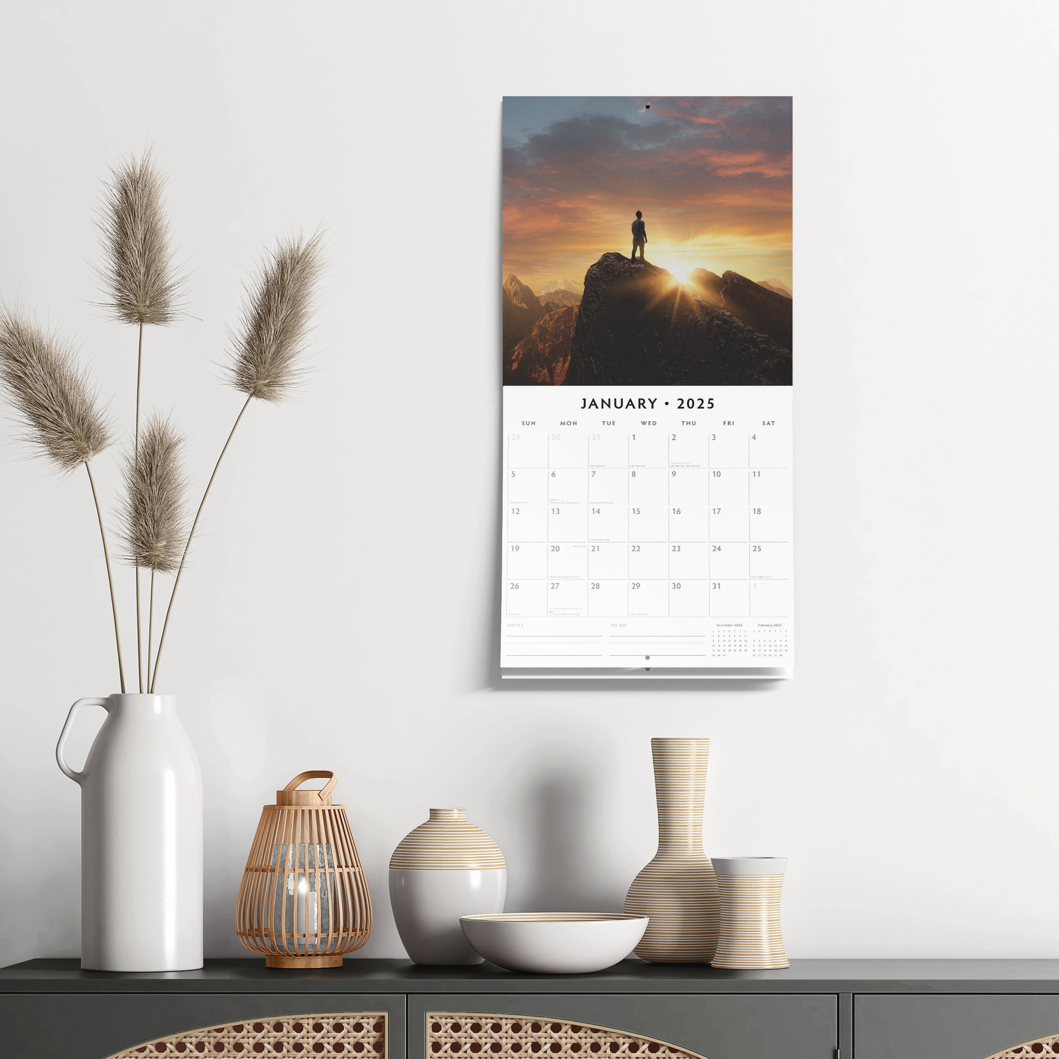 2025 Motivation - Square Wall Calendar