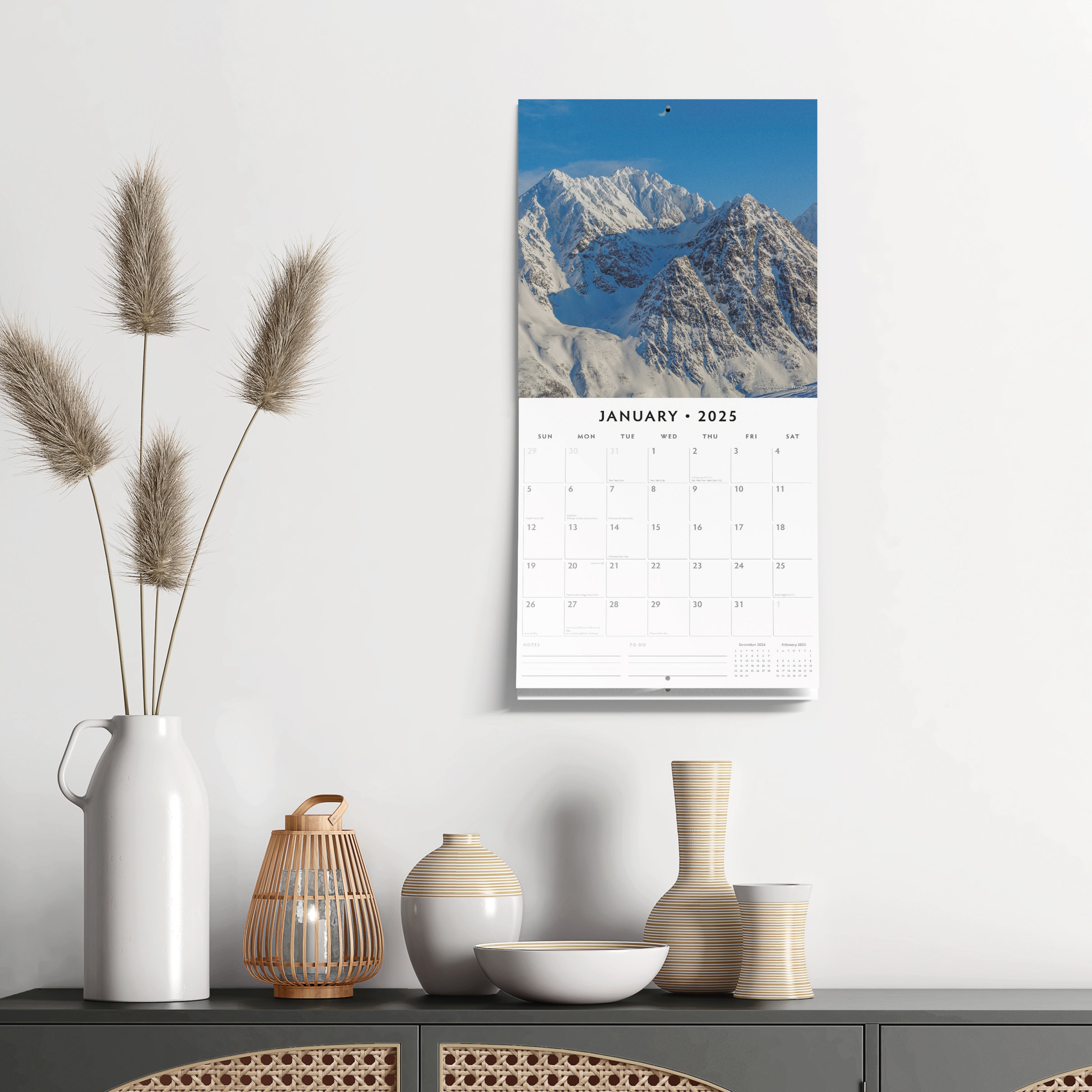 2025 Arctic - Square Wall Calendar