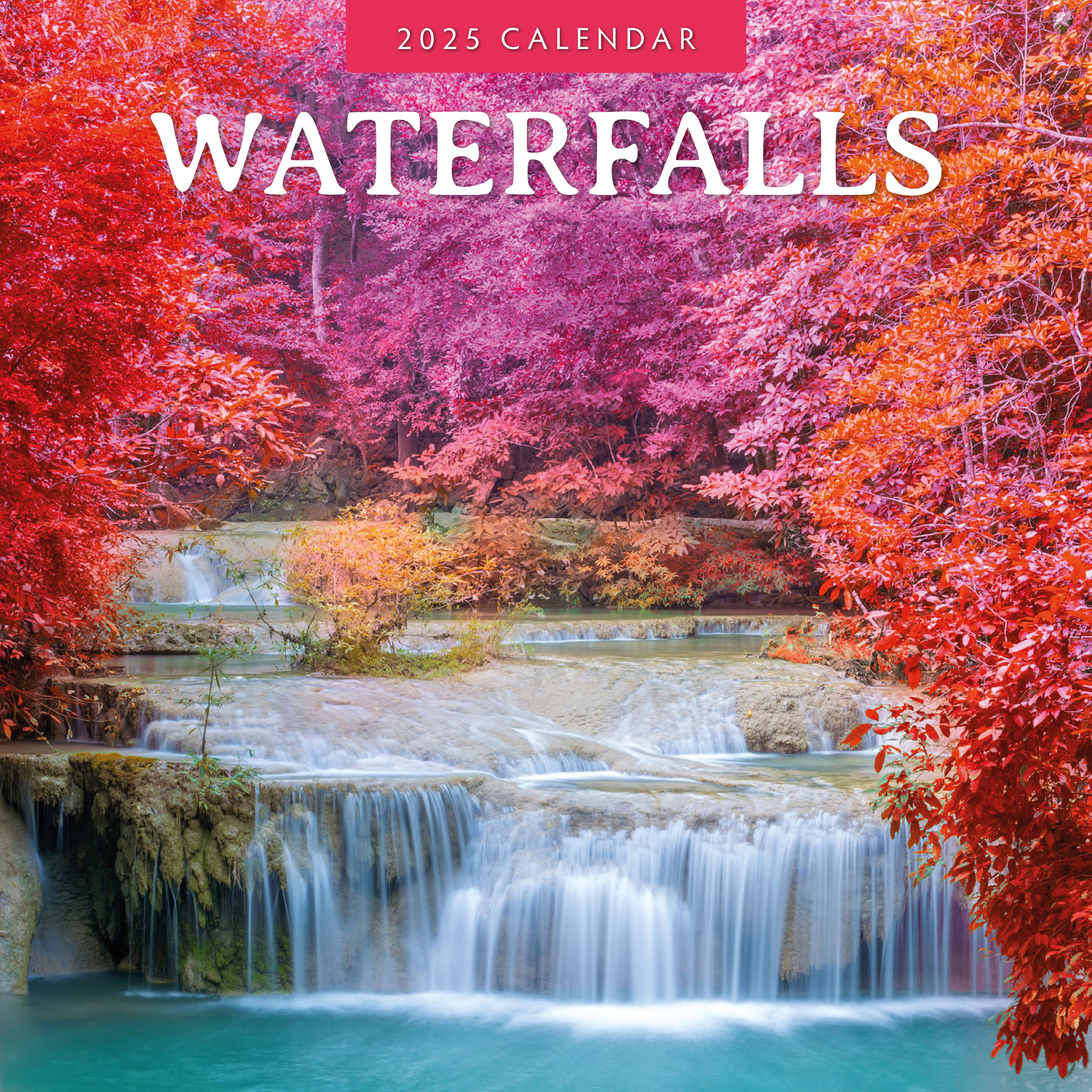 2025 Waterfalls - Square Wall Calendar