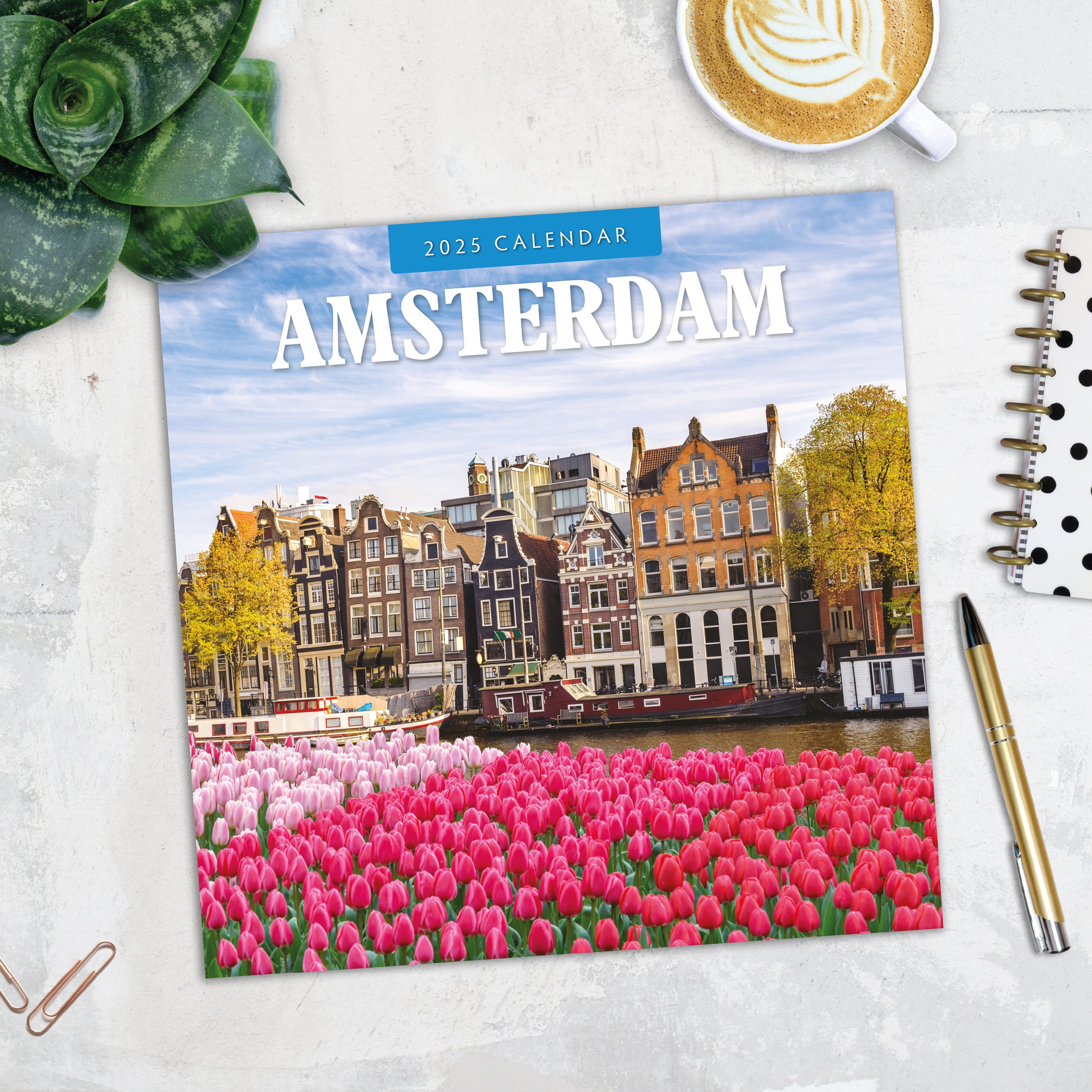 2025 Amsterdam - Square Wall Calendar