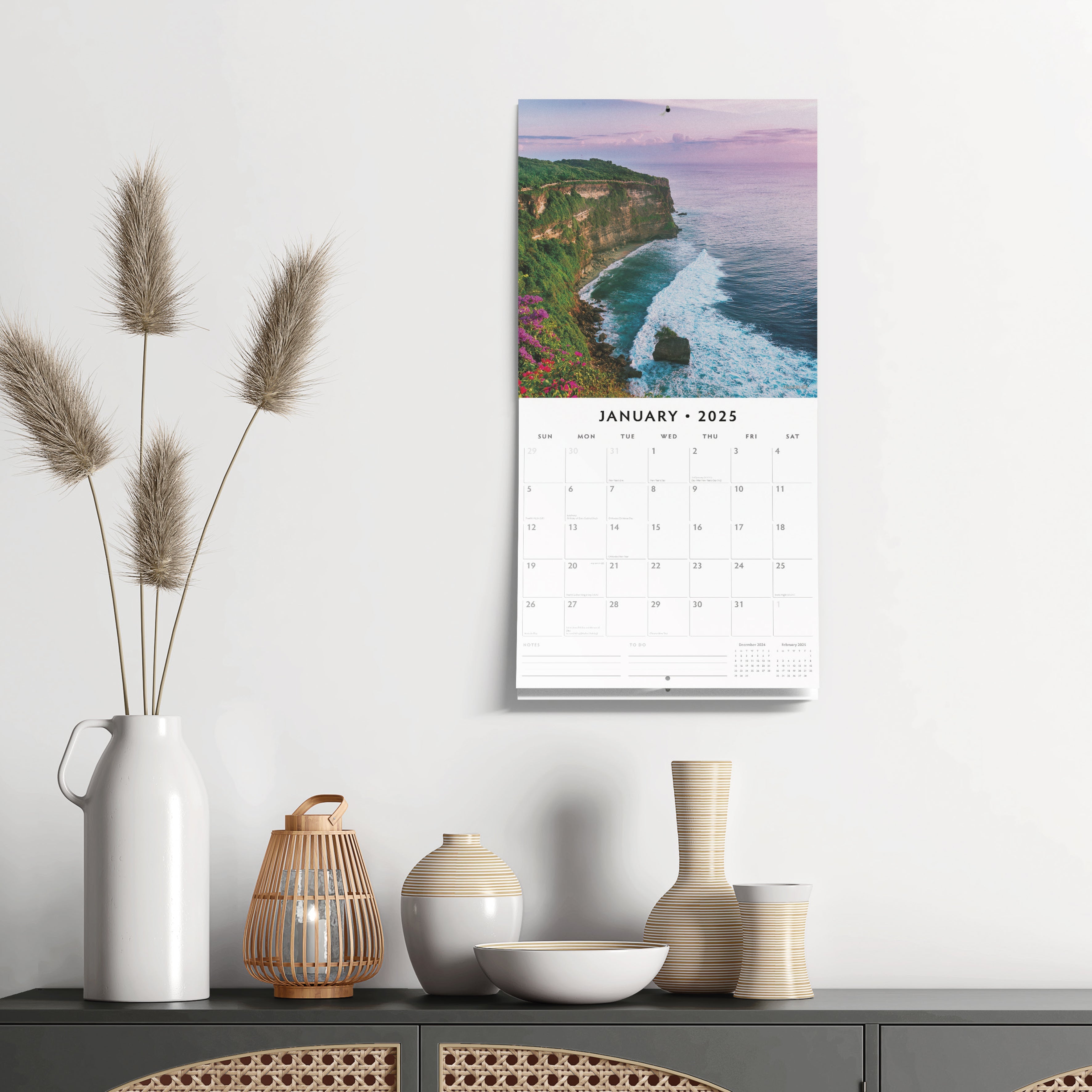 2025 Bali - Square Wall Calendar