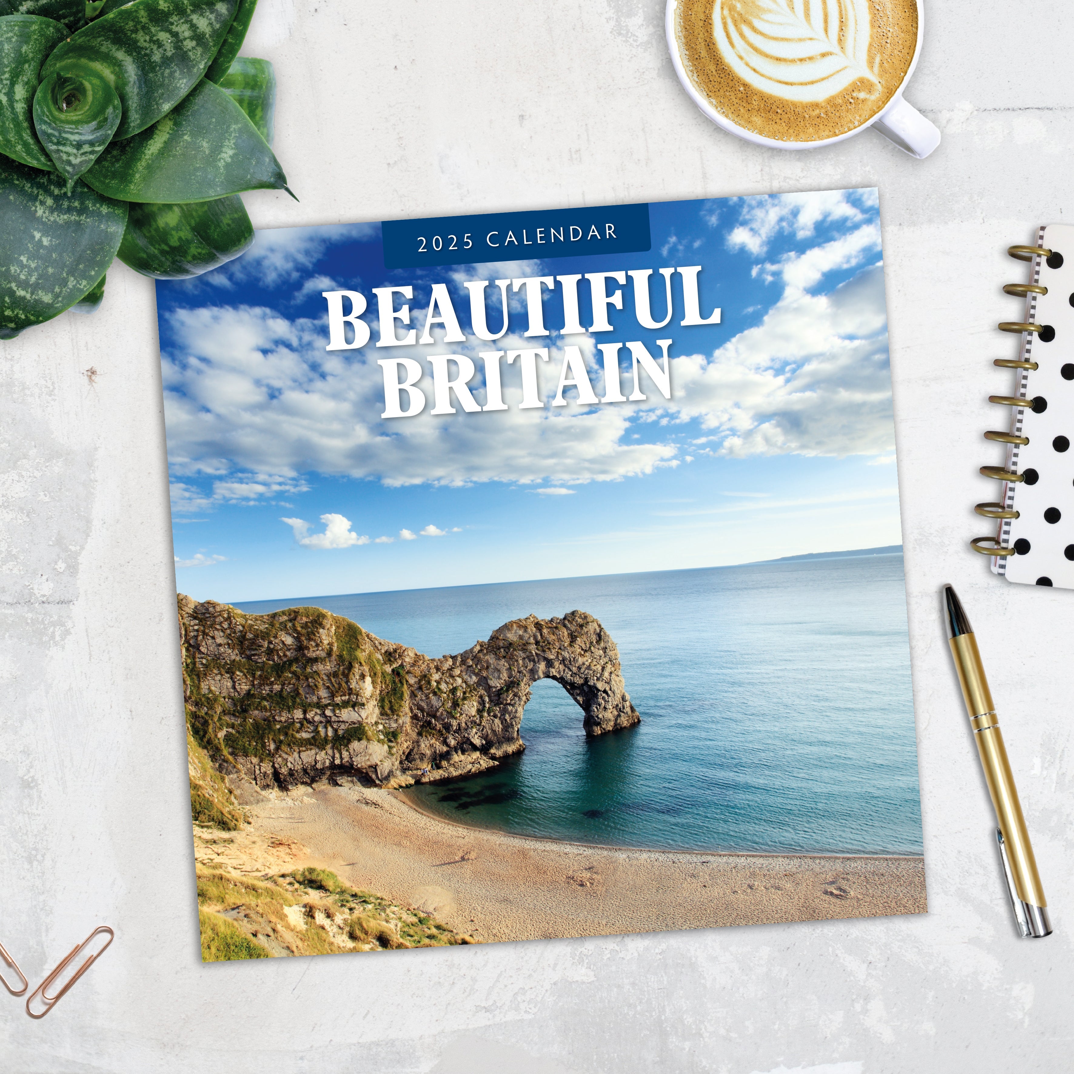 2025 Beautiful Britain - Square Wall Calendar