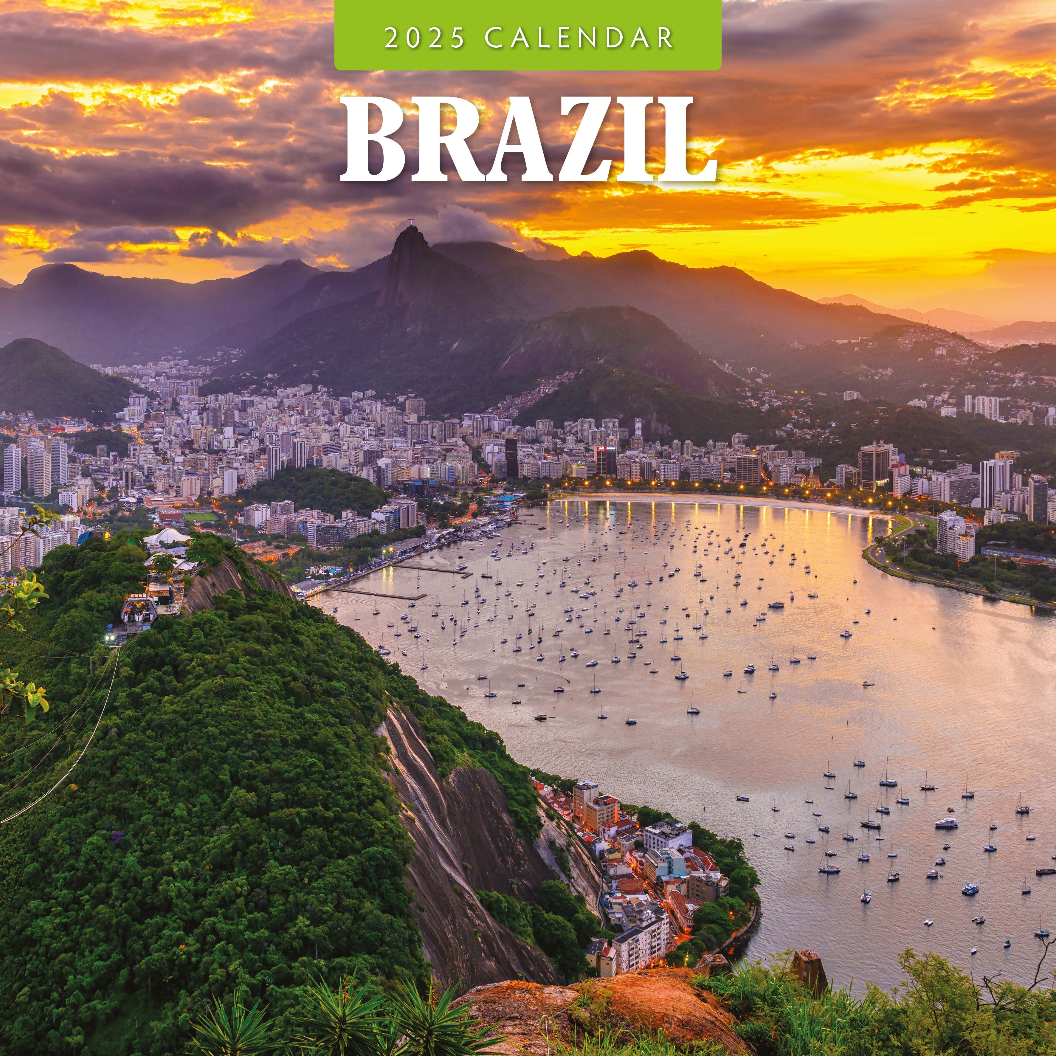 2025 Brazil - Square Wall Calendar