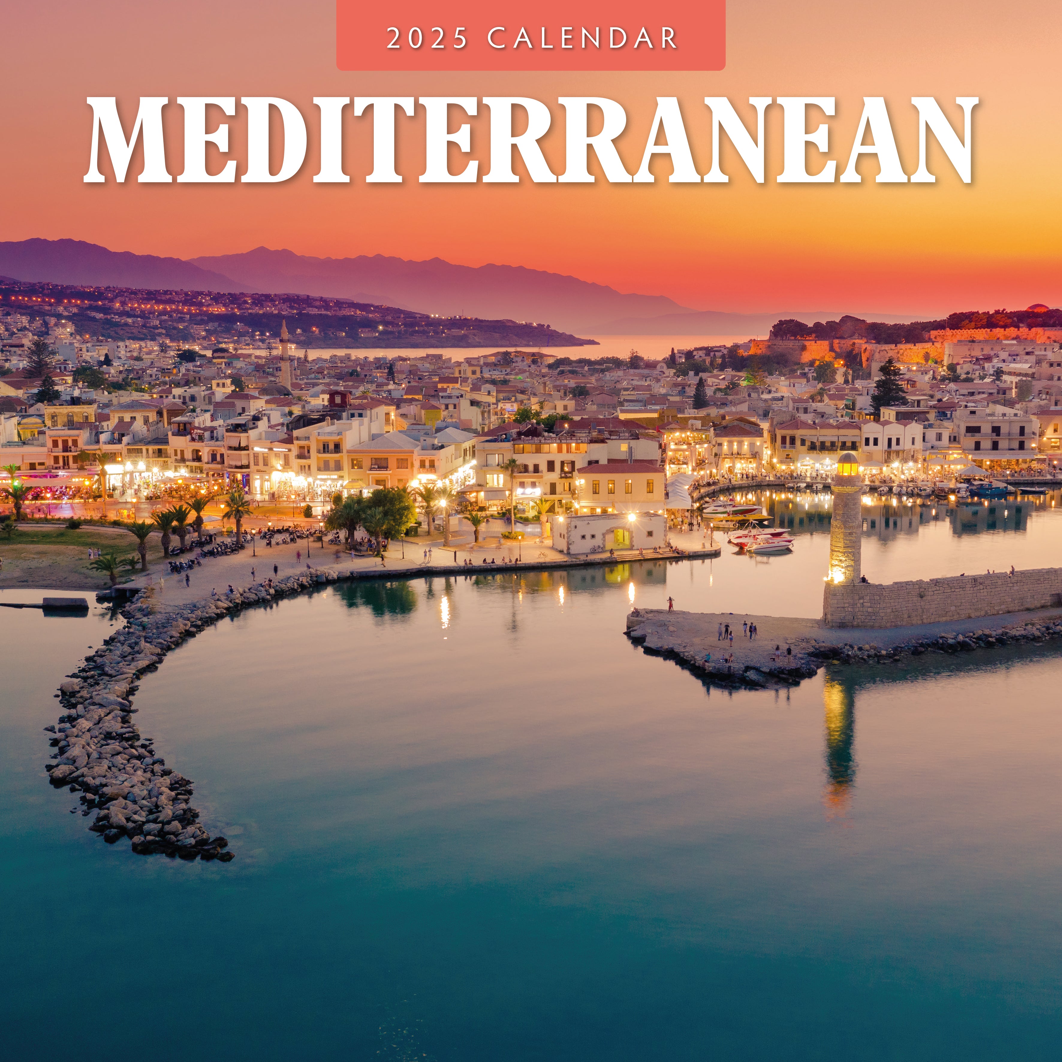 2025 Mediterranean - Square Wall Calendar