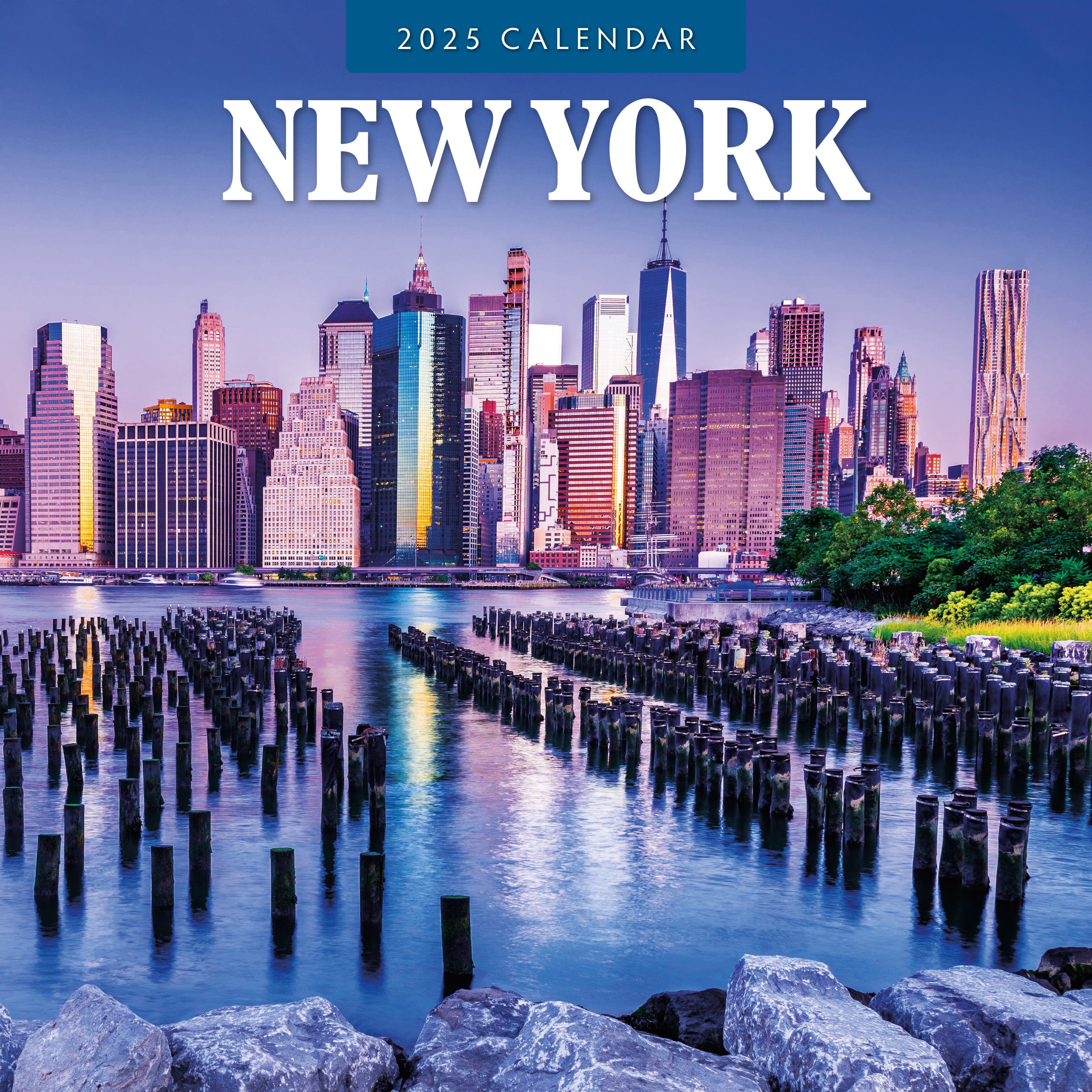 2025 New York - Square Wall Calendar