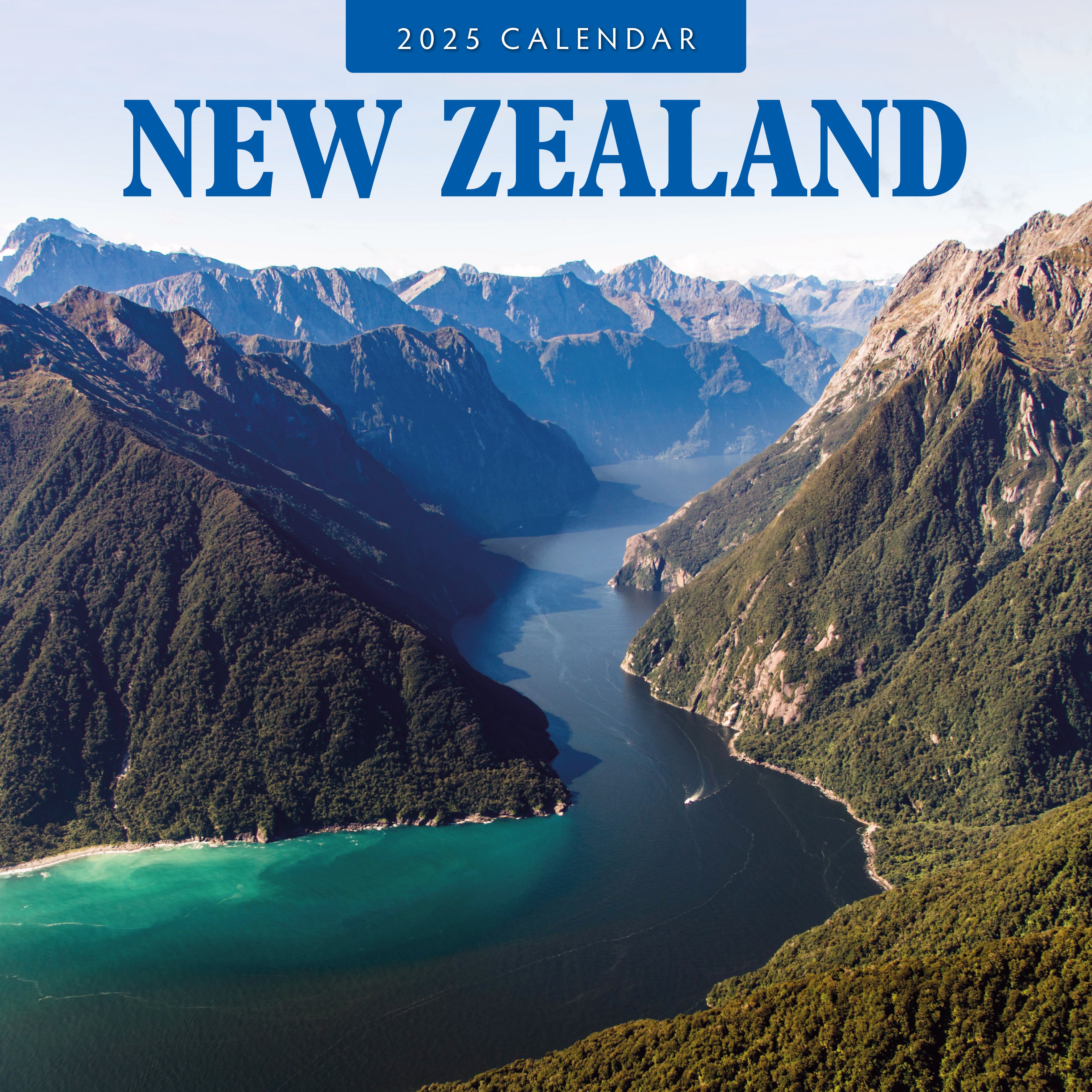 2025 New Zealand - Square Wall Calendar