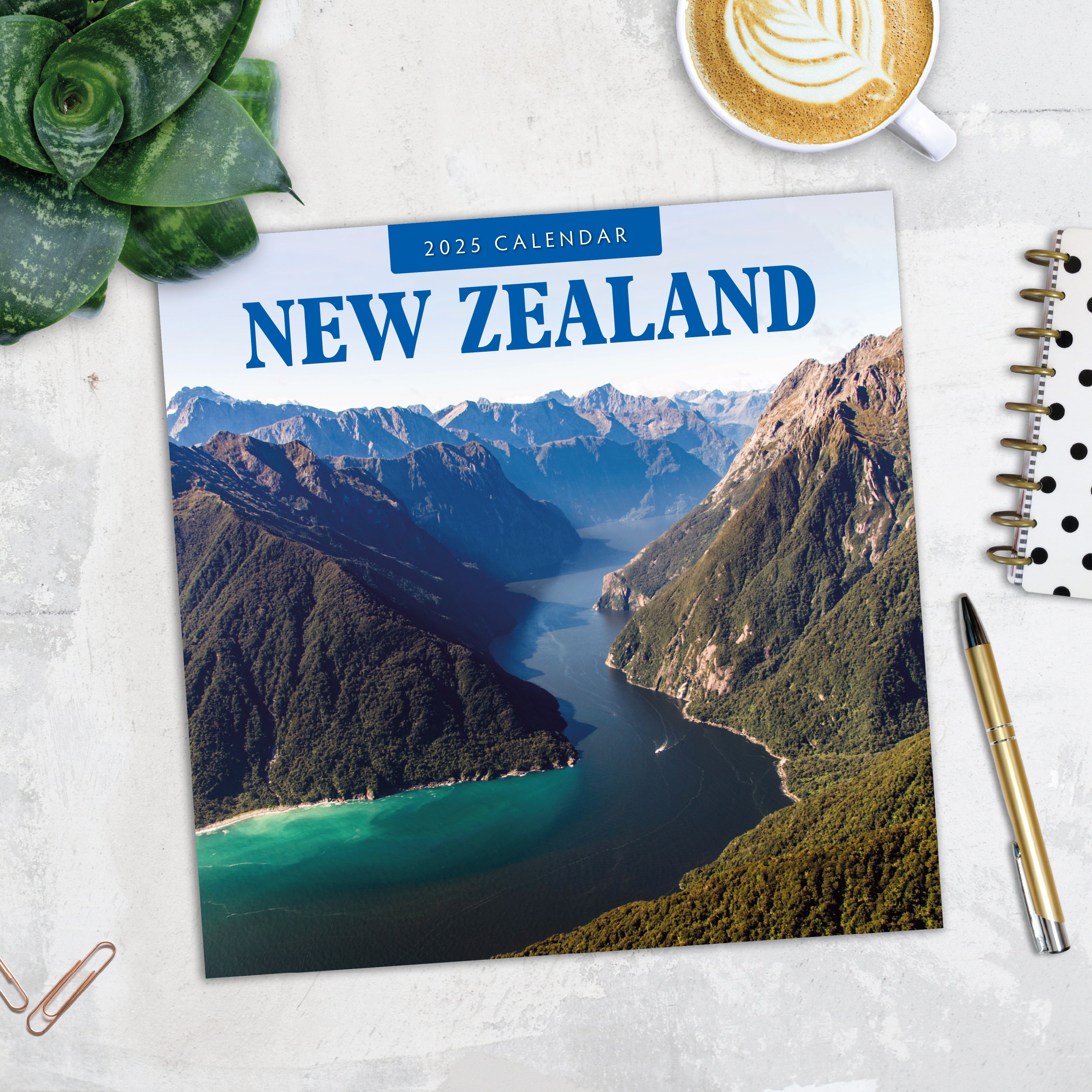 2025 New Zealand - Square Wall Calendar