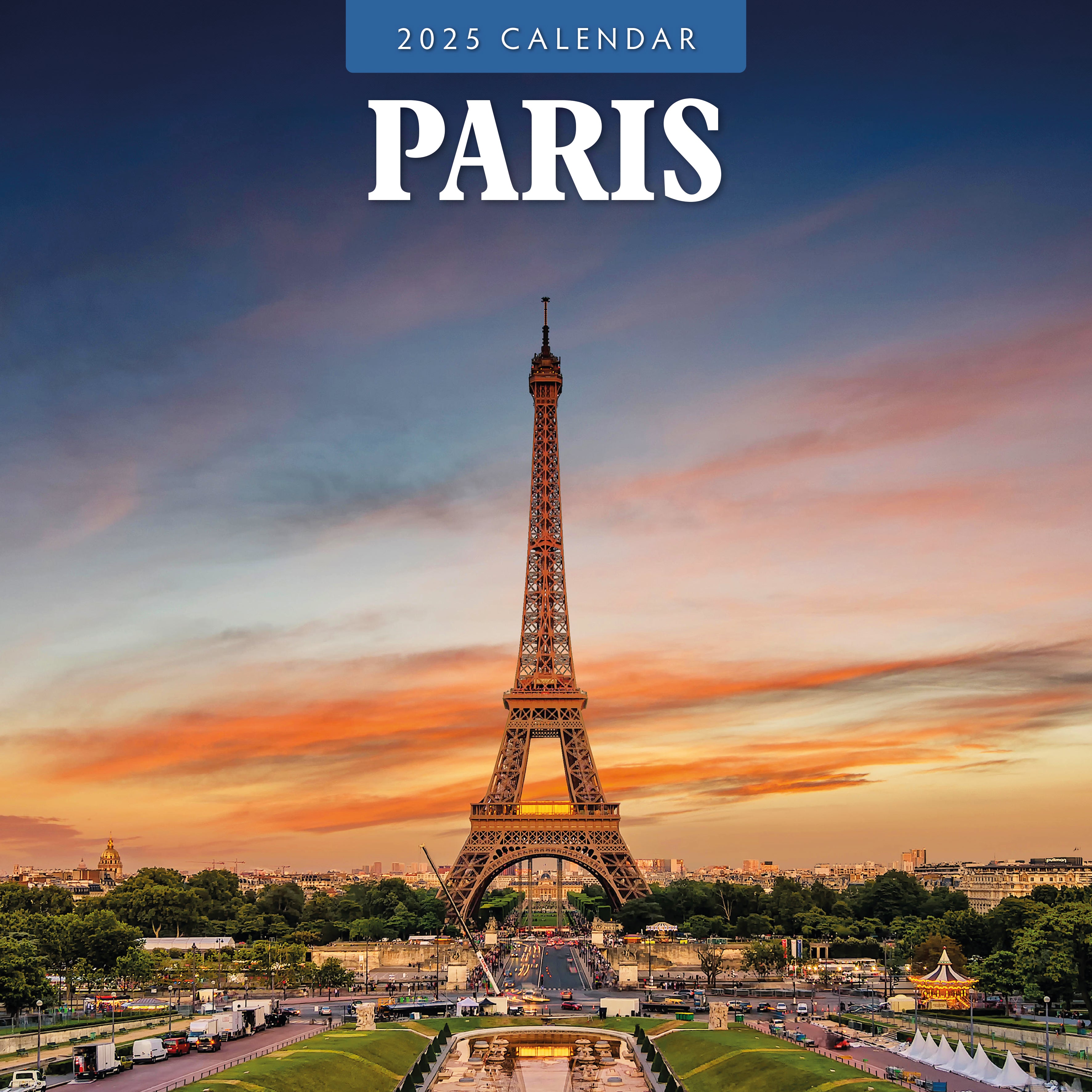 2025 Paris - Square Wall Calendar