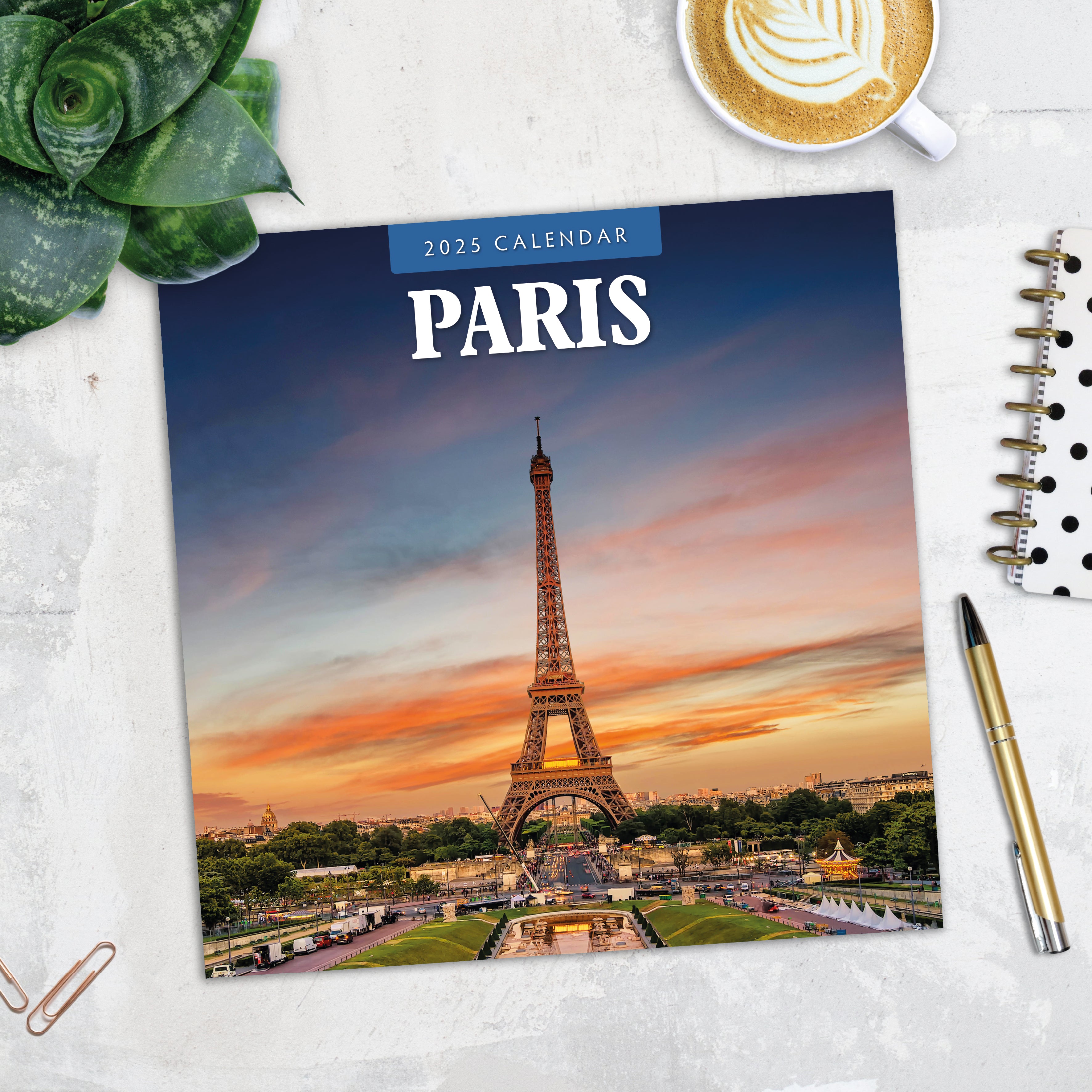 2025 Paris - Square Wall Calendar