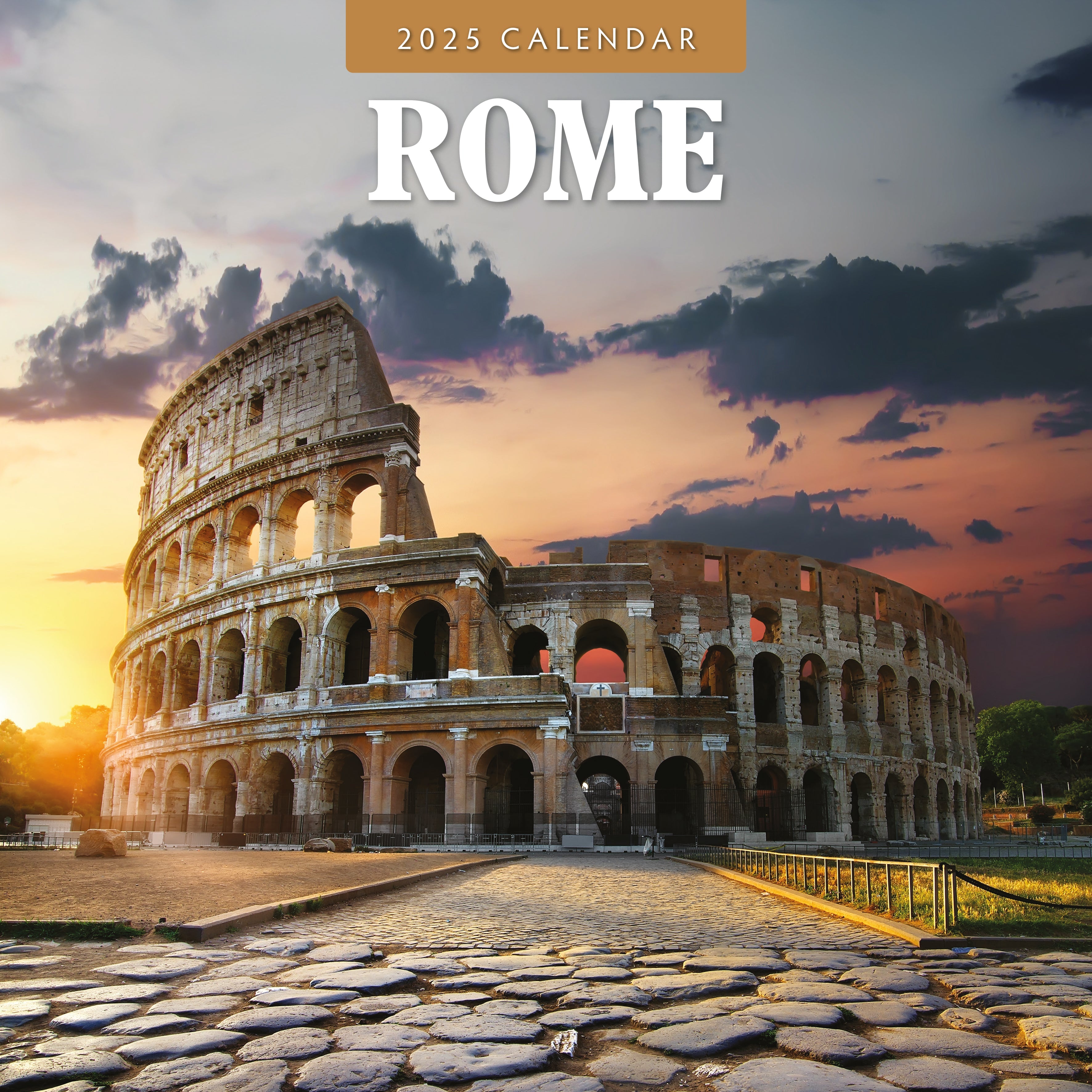 2025 Rome - Square Wall Calendar