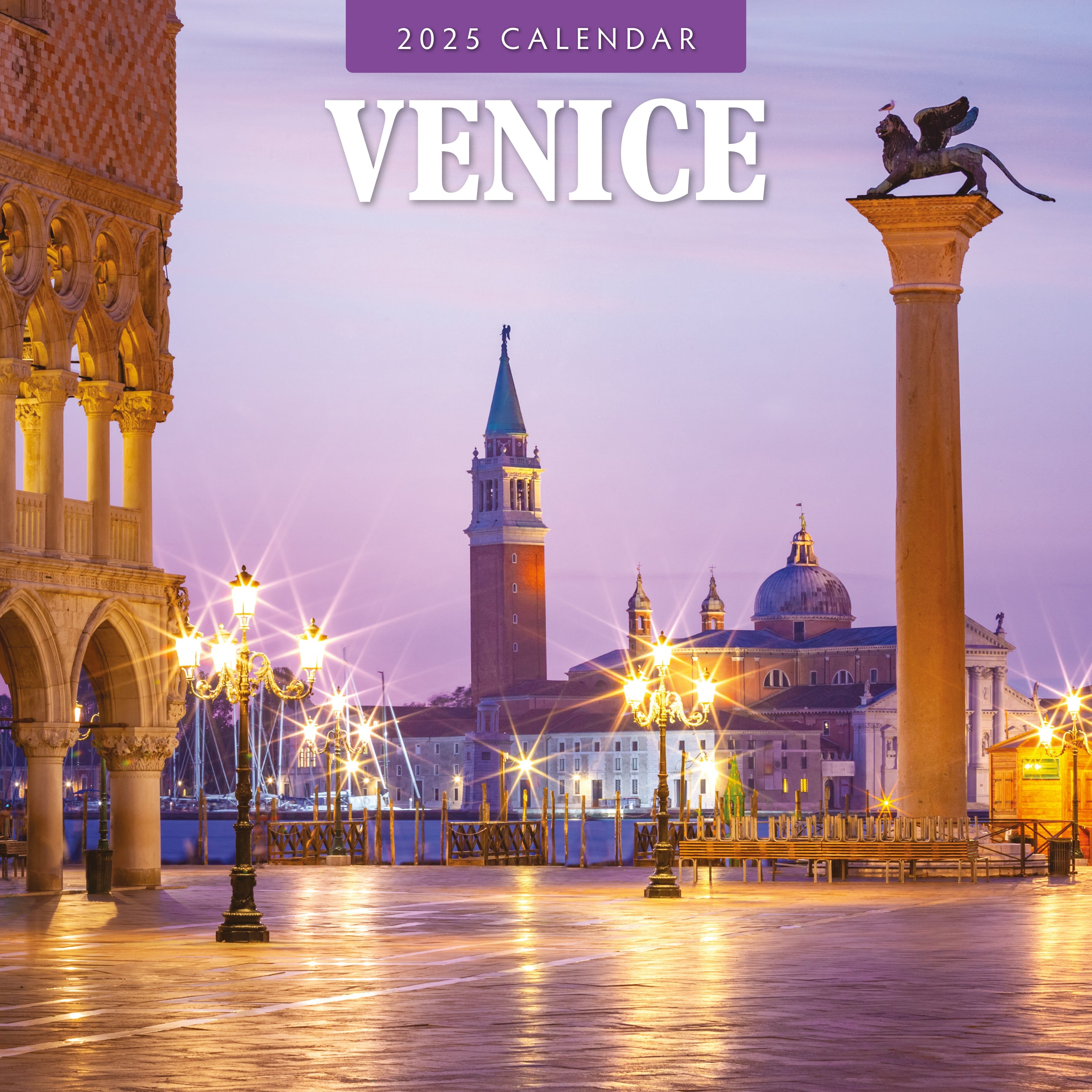 2025 Venice - Square Wall Calendar