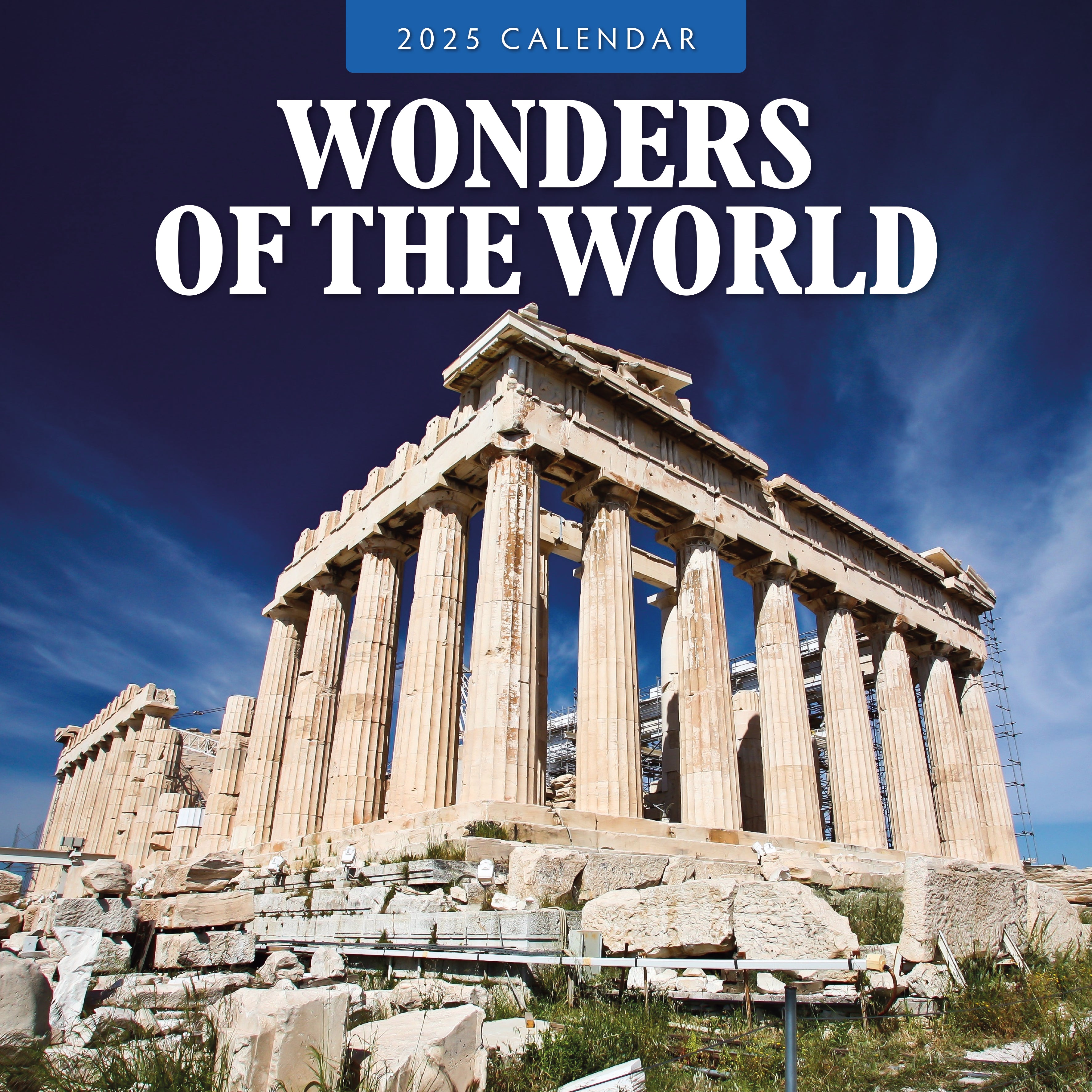 2025 Wonders of the World - Square Wall Calendar