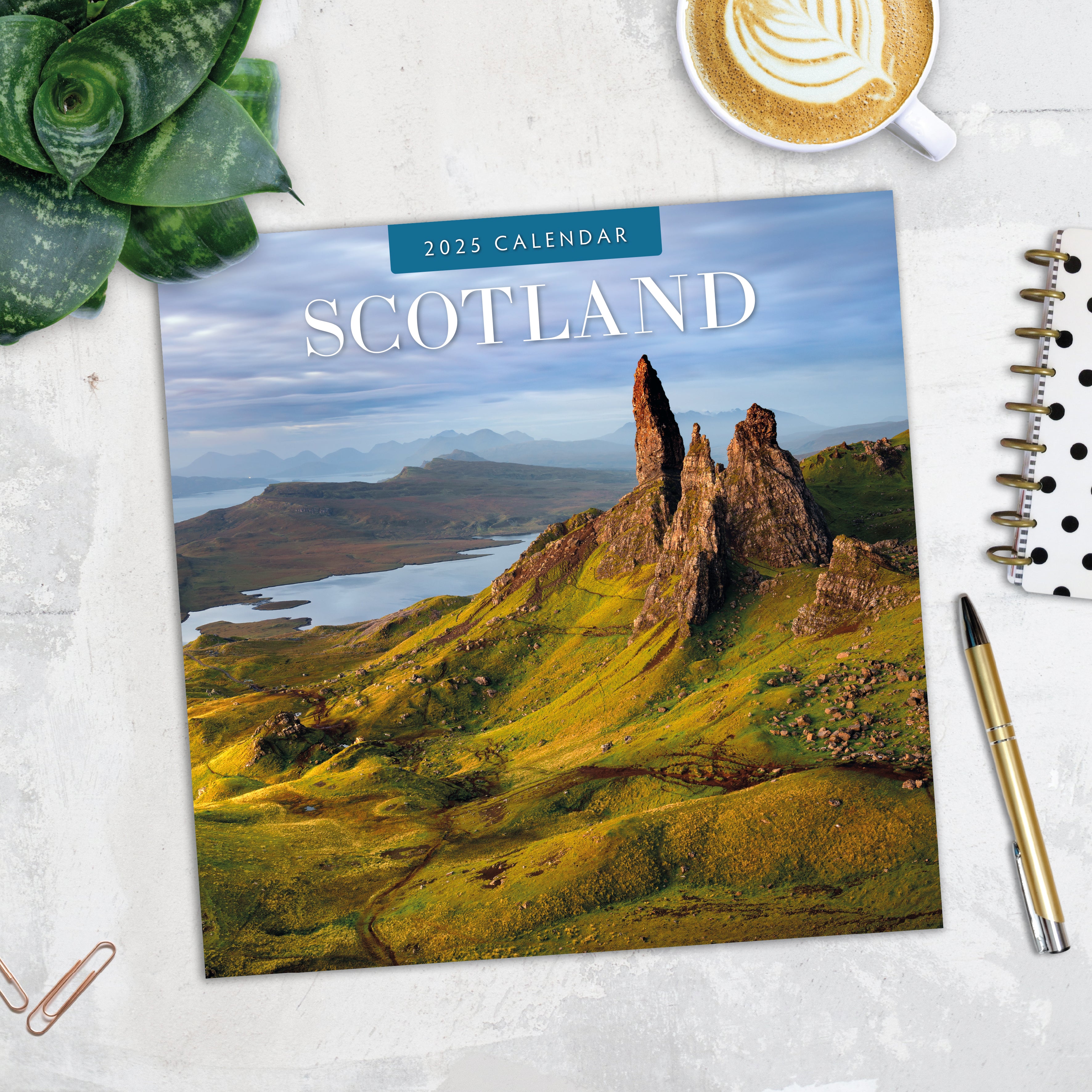 2025 Scotland - Square Wall Calendar