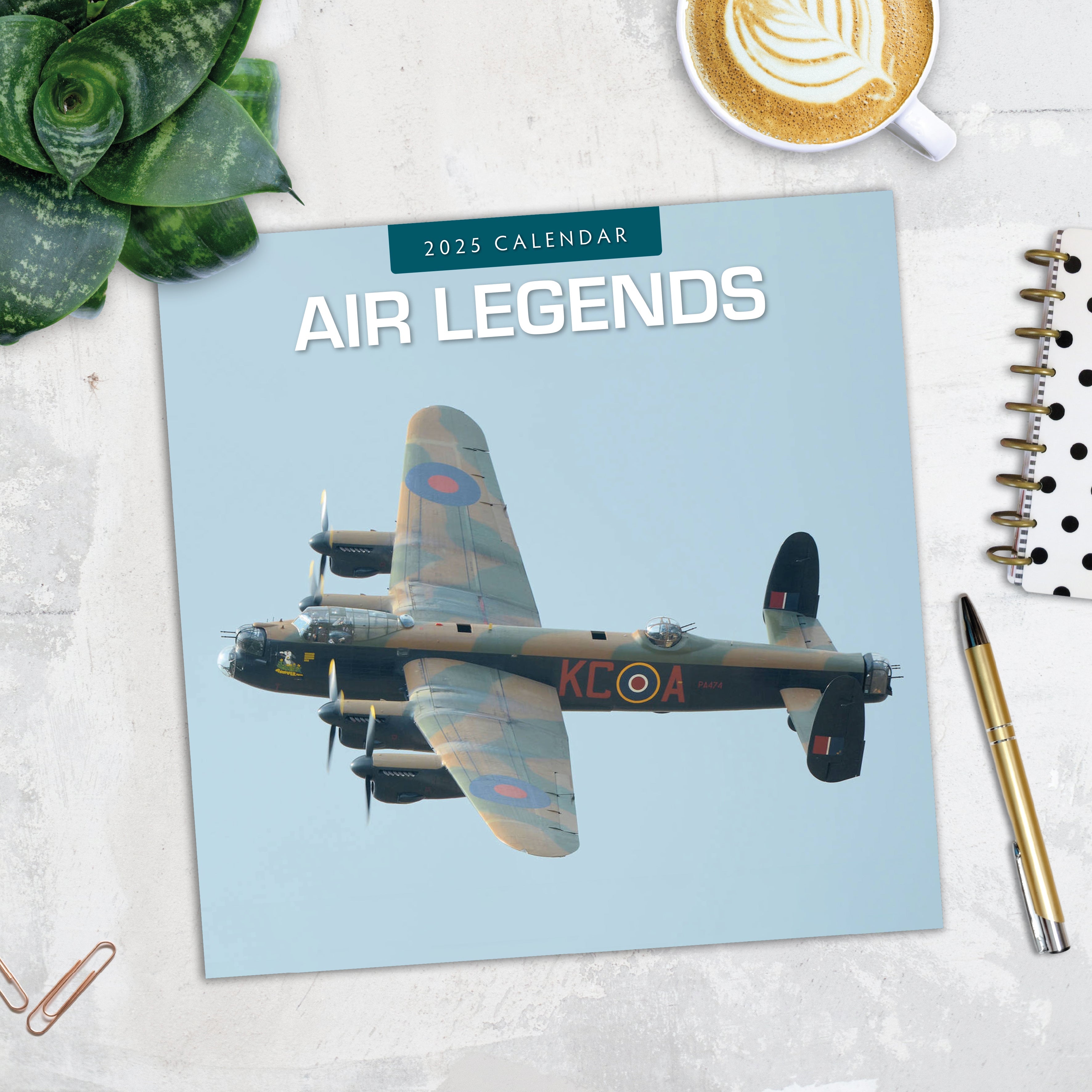 2025 Air Legends - Square Wall Calendar