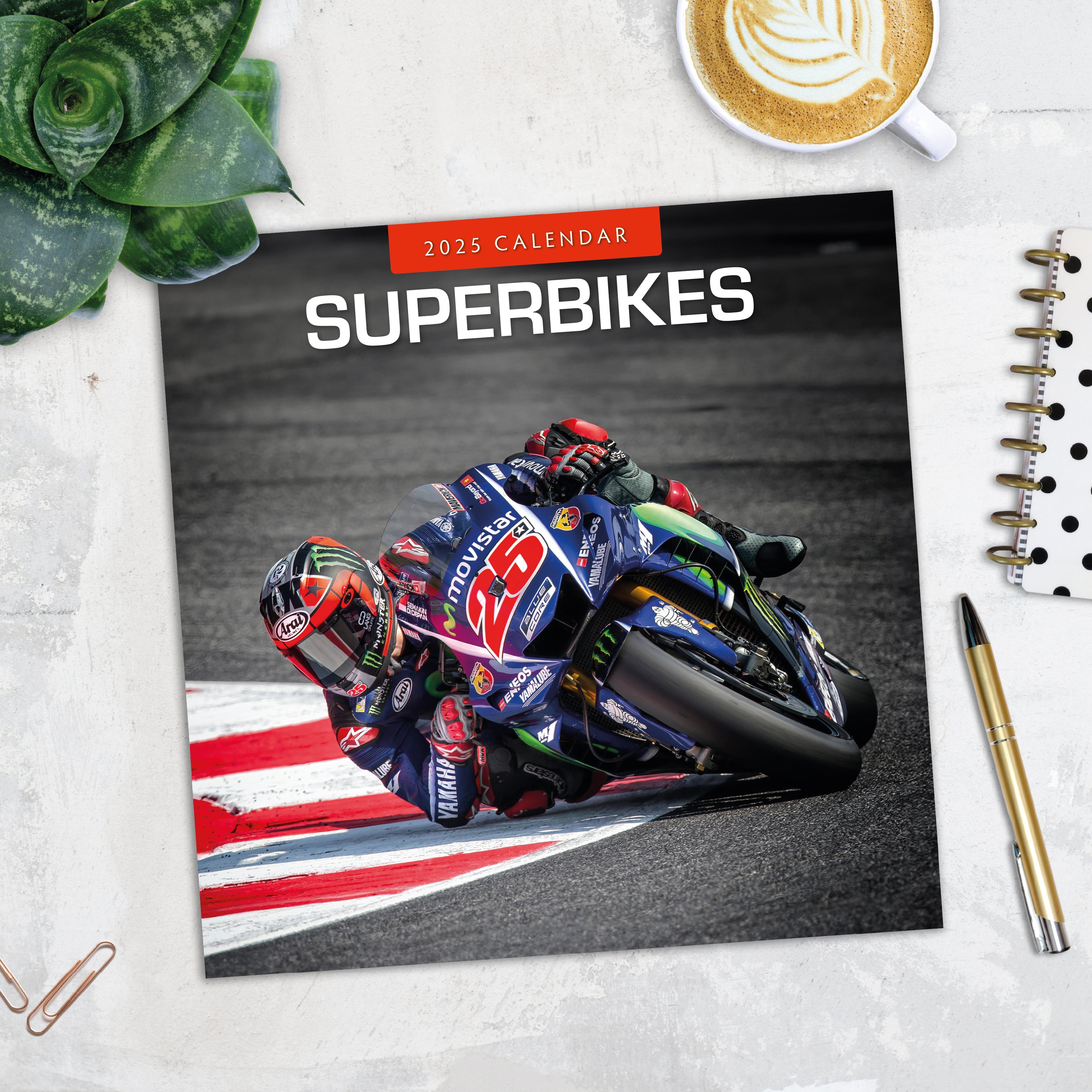 2025 Superbikes - Square Wall Calendar