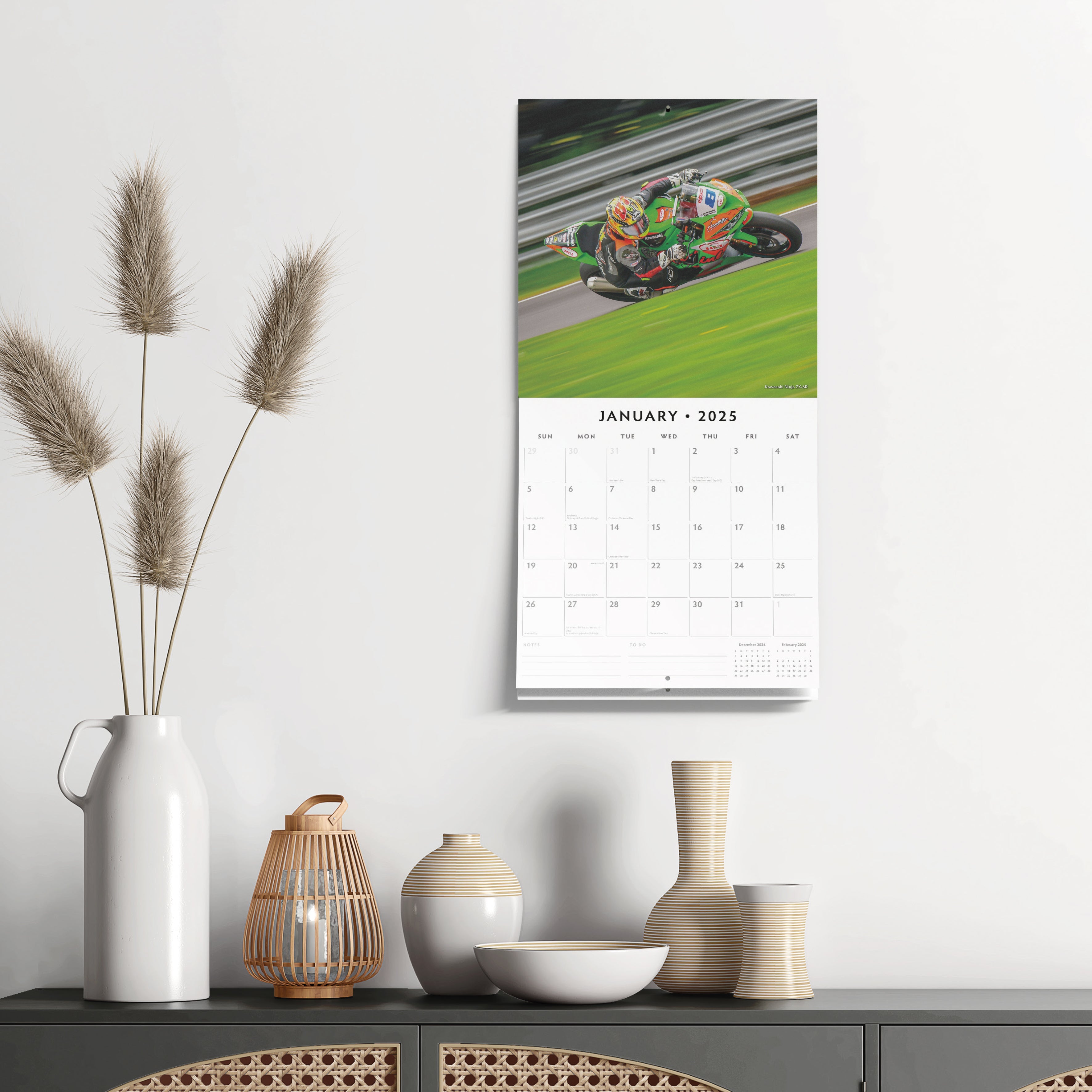 2025 Superbikes - Square Wall Calendar