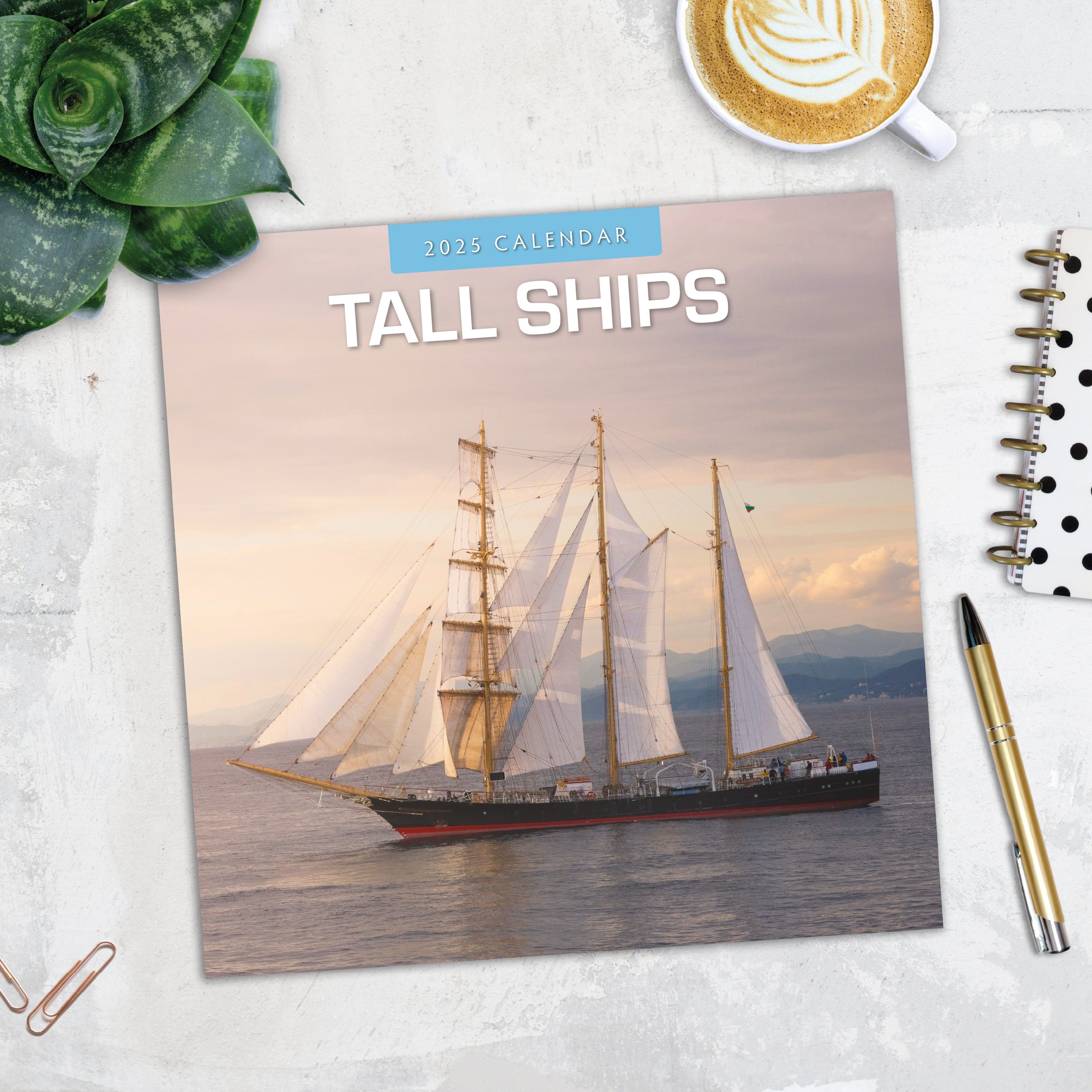 2025 Tall Ships - Square Wall Calendar