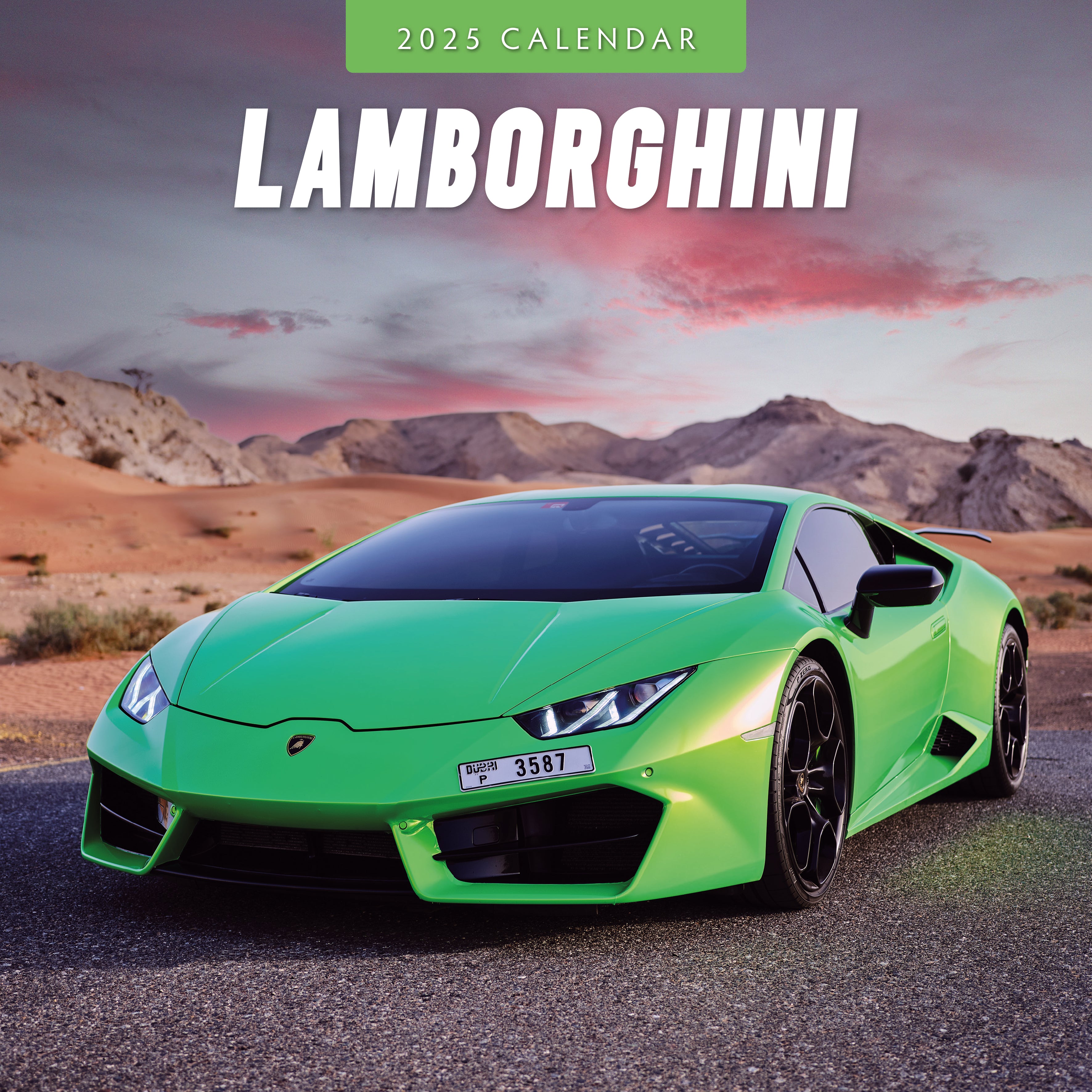 2025 Lamborghini - Square Wall Calendar