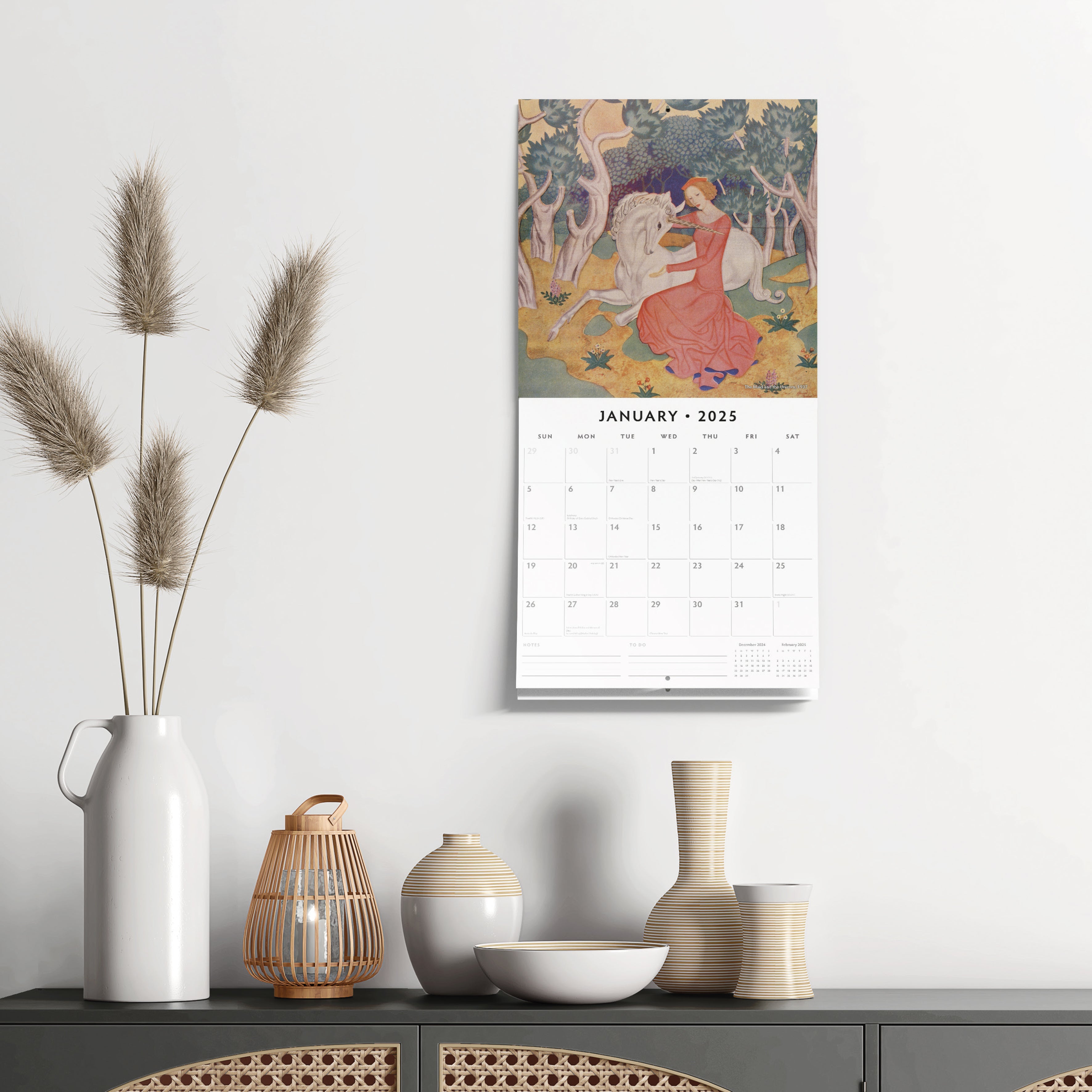 2025 Edmund Dulac - Square Wall Calendar