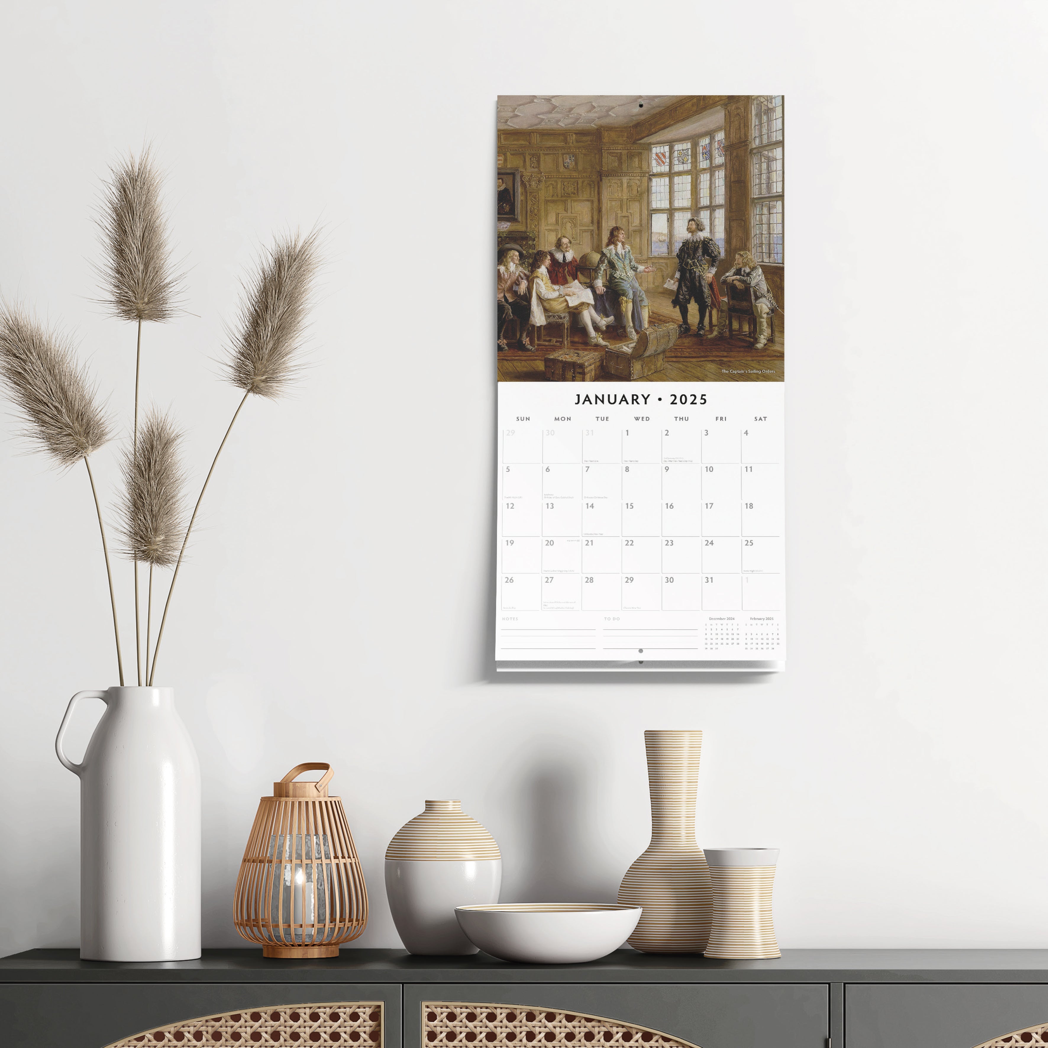 2025 Frank Moss Bennett - Square Wall Calendar