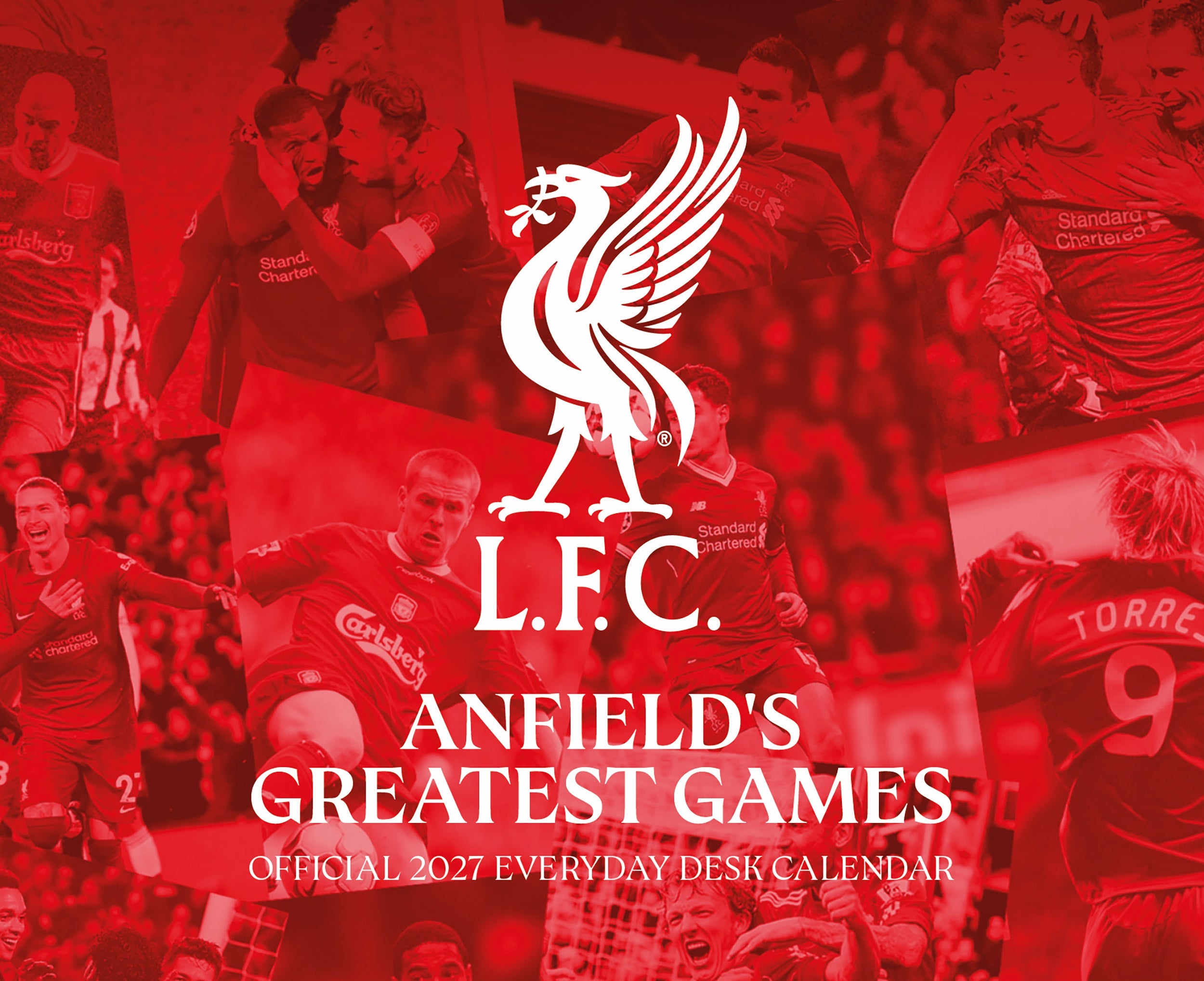 2027 Liverpool FC - Daily Boxed Page-A-Day Calendar — front cover