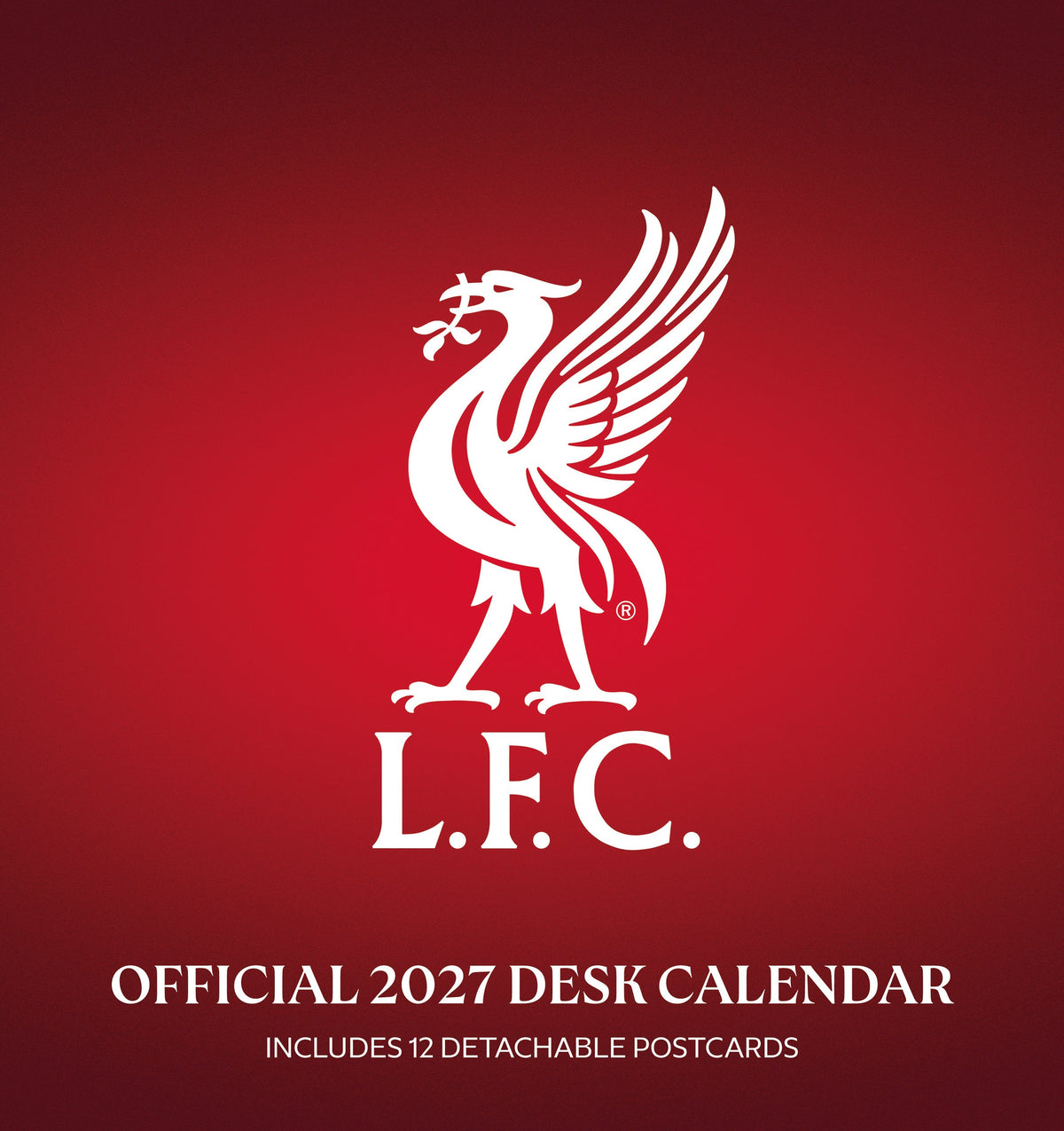 2027 Liverpool FC - Desk Easel Calendar — front cover