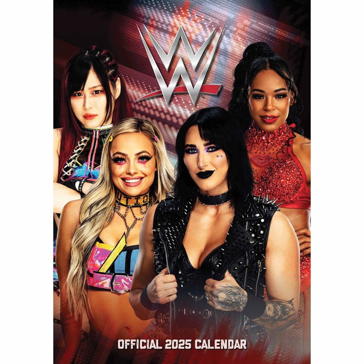 2025 WWE Women - A3 Wall Calendar