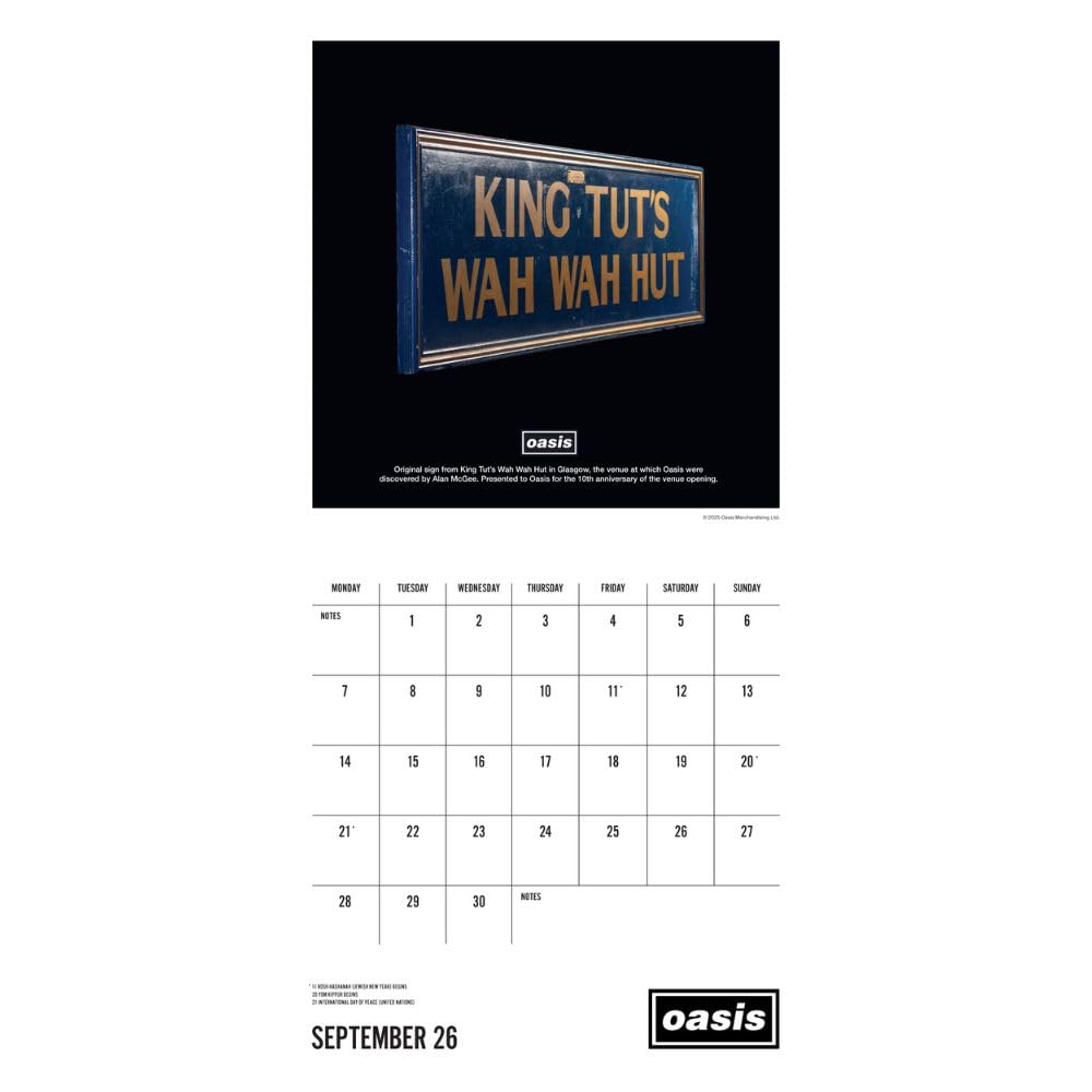 2026 Oasis - Square Wall Calendar