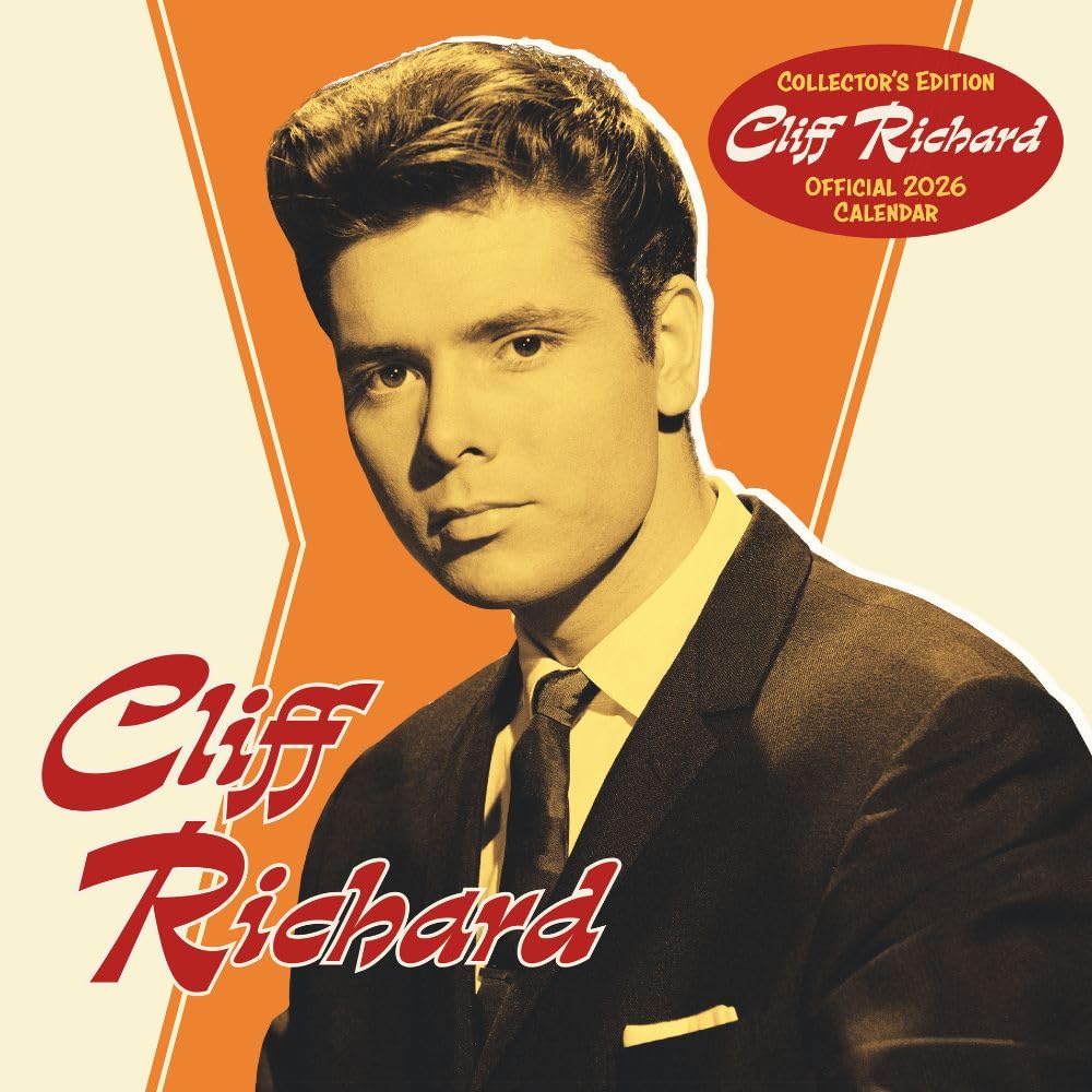 2026 Cliff Richard - Collector's Edition Record Sleeve - Square Wall Calendar