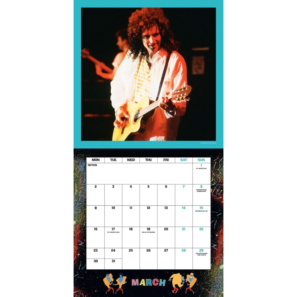 2026 Queen - Collector's Edition Record Sleeve - Square Wall Calendar