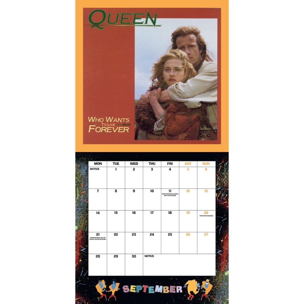2026 Queen - Collector's Edition Record Sleeve - Square Wall Calendar