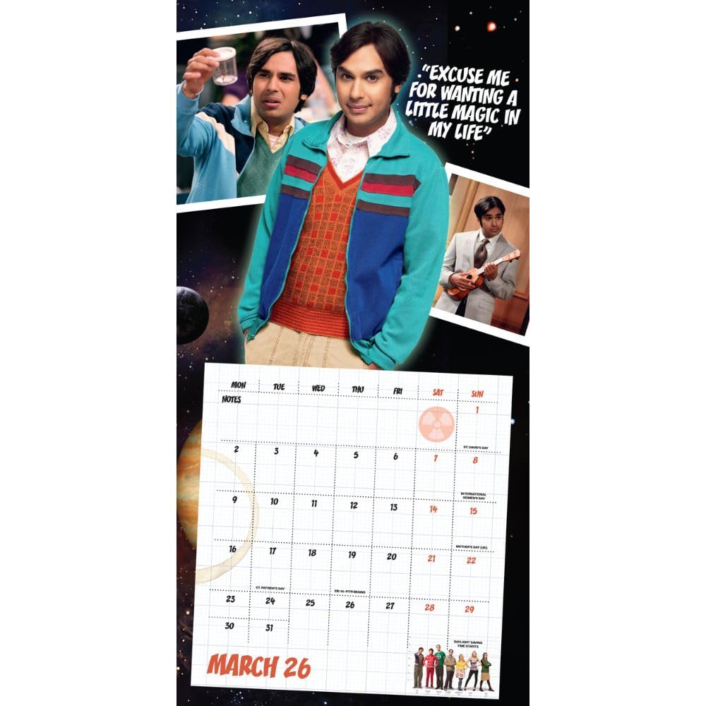 2026 The Big Bang Theory - Square Wall Calendar