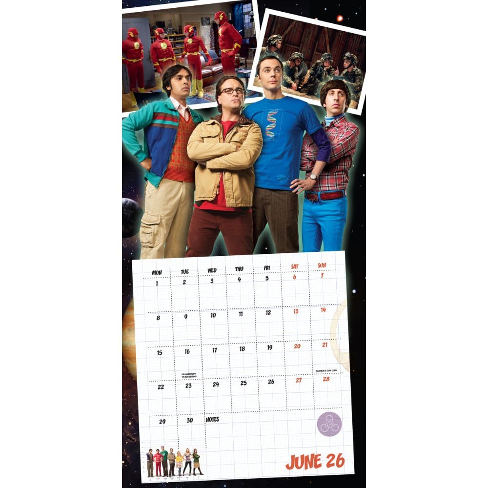2026 The Big Bang Theory - Square Wall Calendar