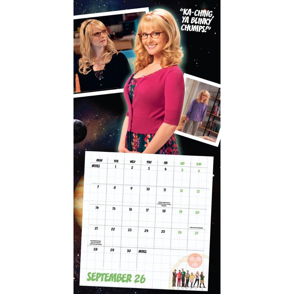 2026 The Big Bang Theory - Square Wall Calendar
