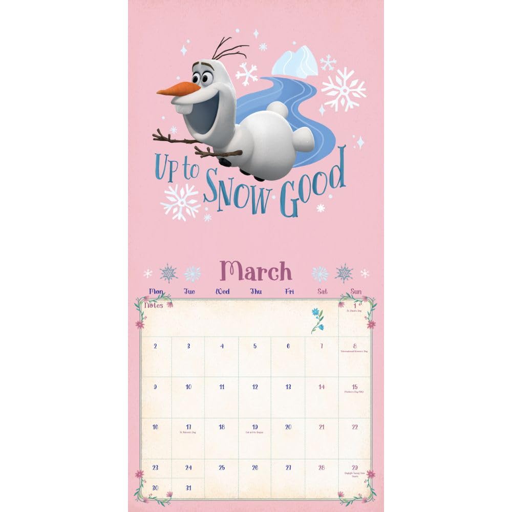 2026 Disney Frozen - Square Wall Calendar