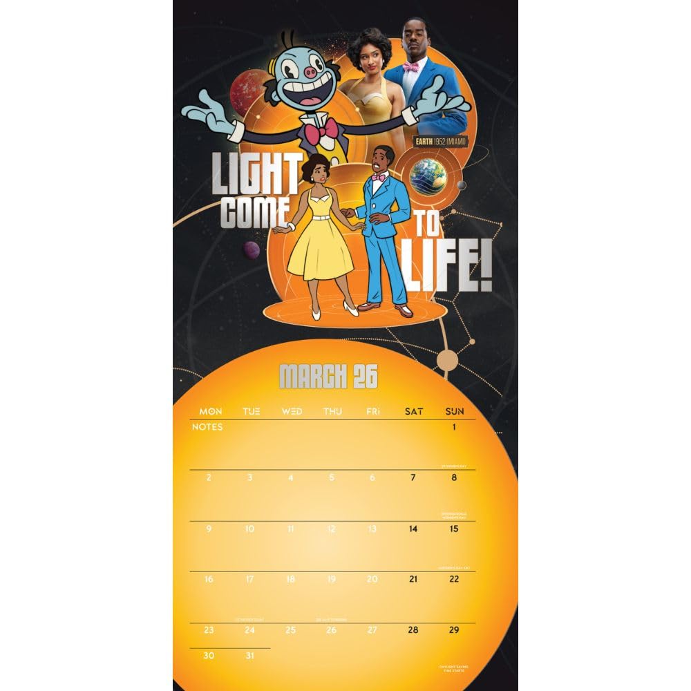 2026 Doctor Who The 15th Doctor - Square Wall Calendar